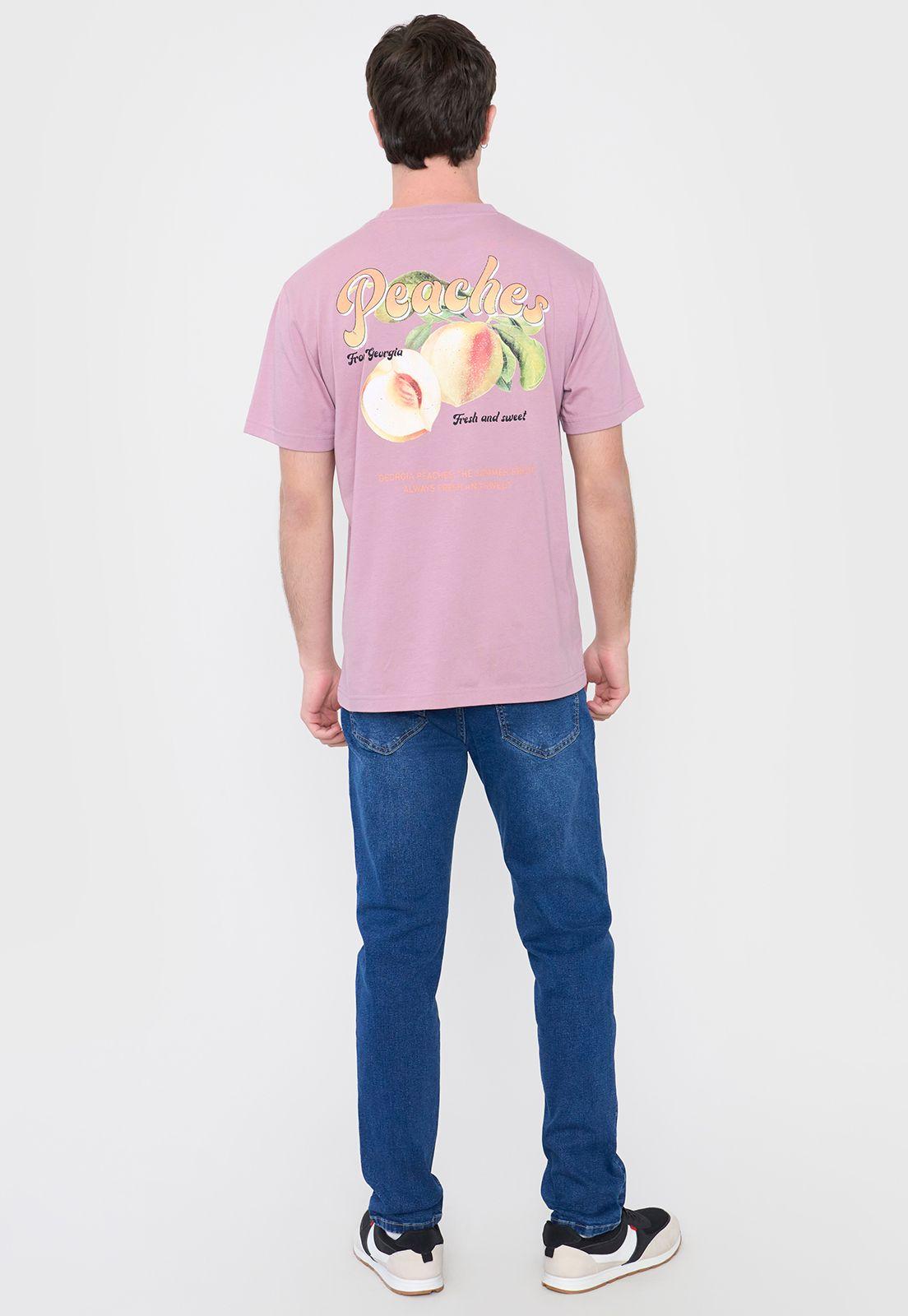 Polera Hombre Fun Frutas Rosado Corona-1