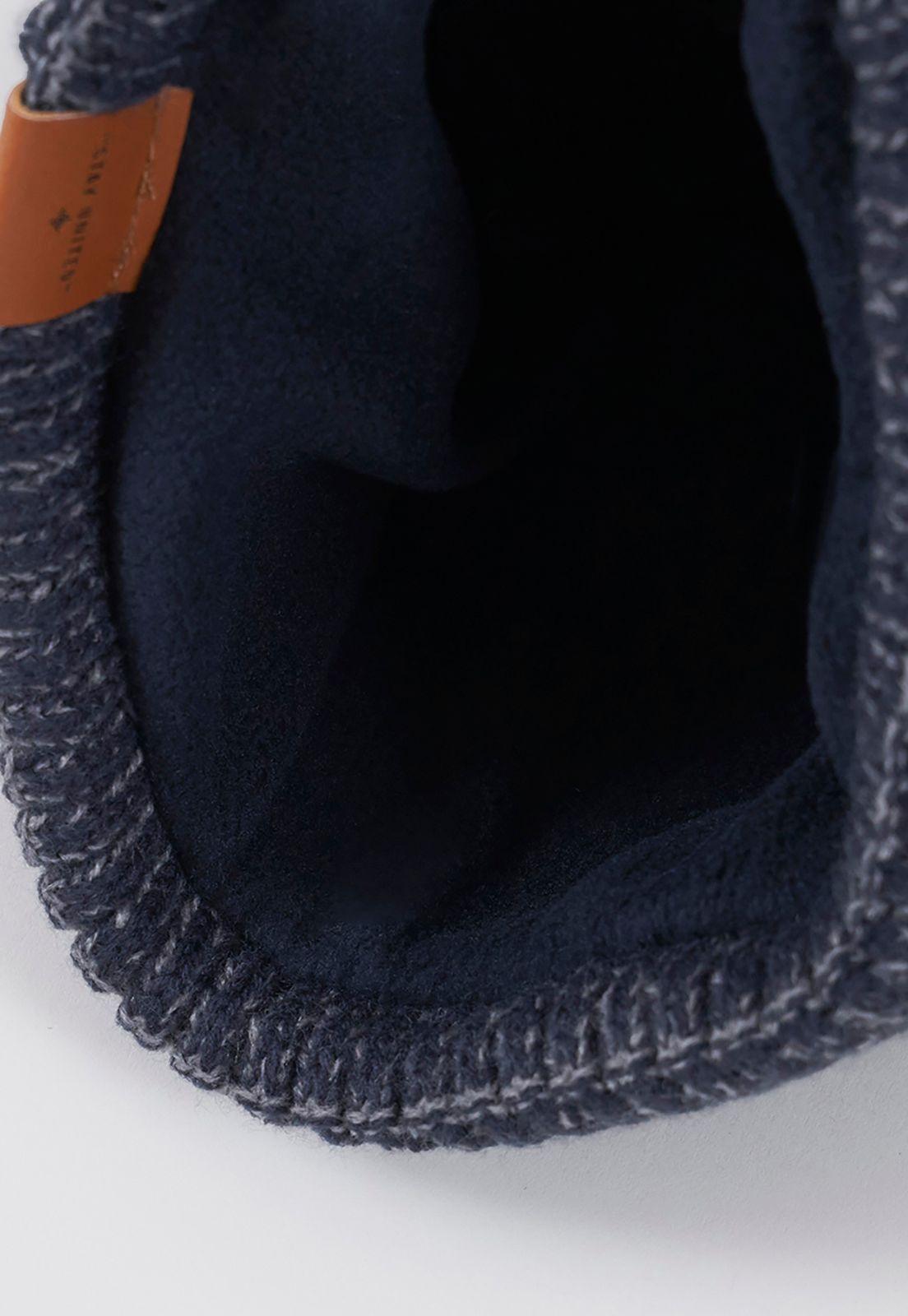 Gorro Hombre Polar Azul Corona-3