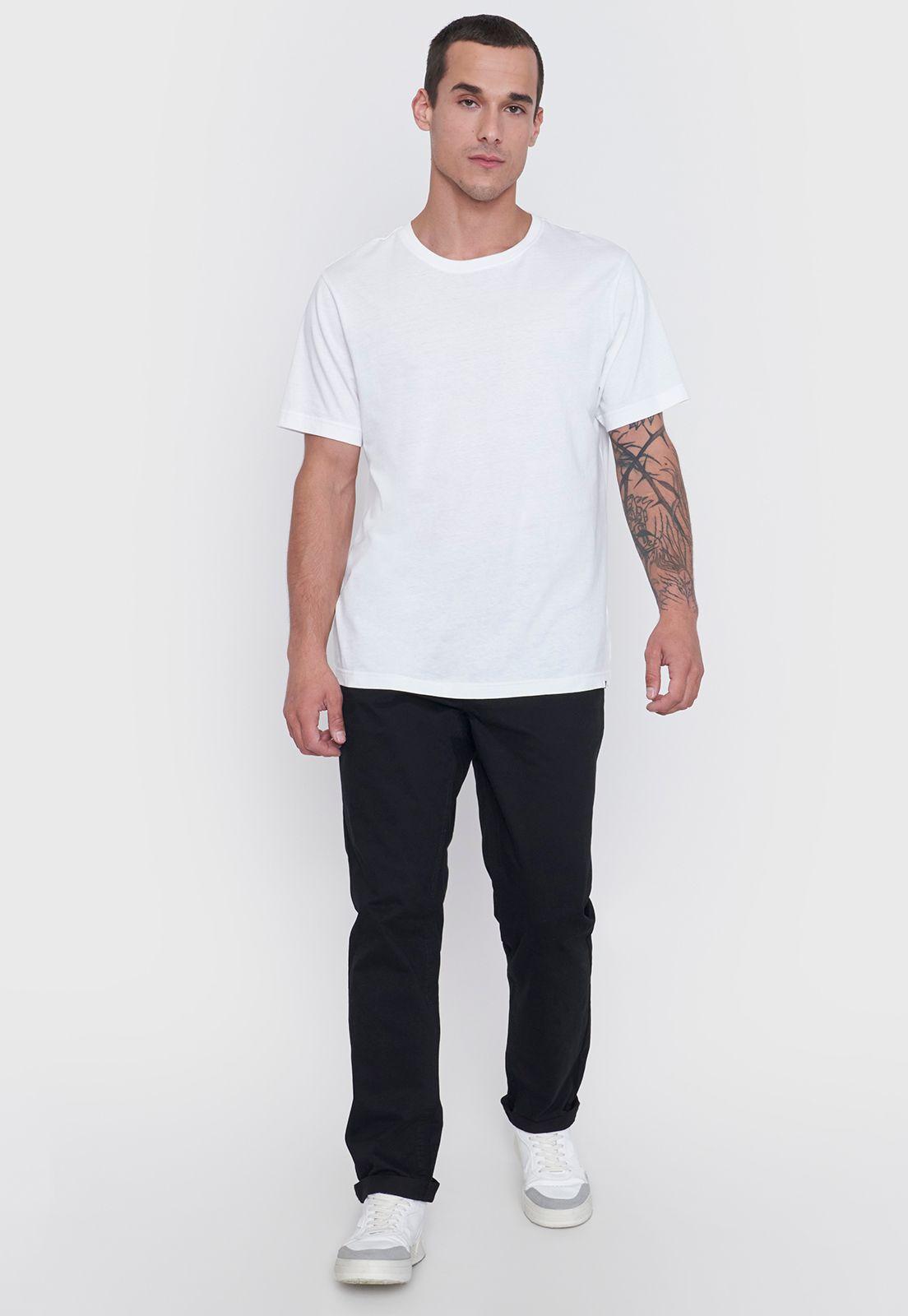 Pantalón Hombre Chino Color Negro Corona-0