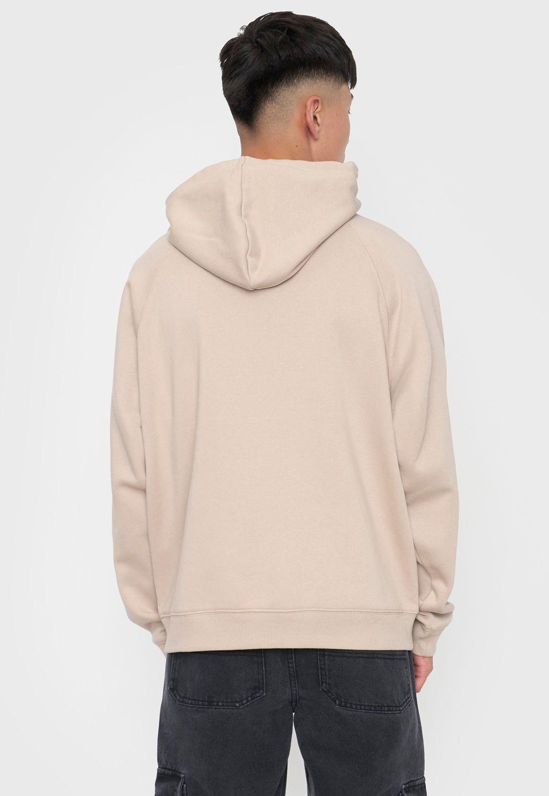 Polerón Hombre Hood Print Urbana Beige Corona-1