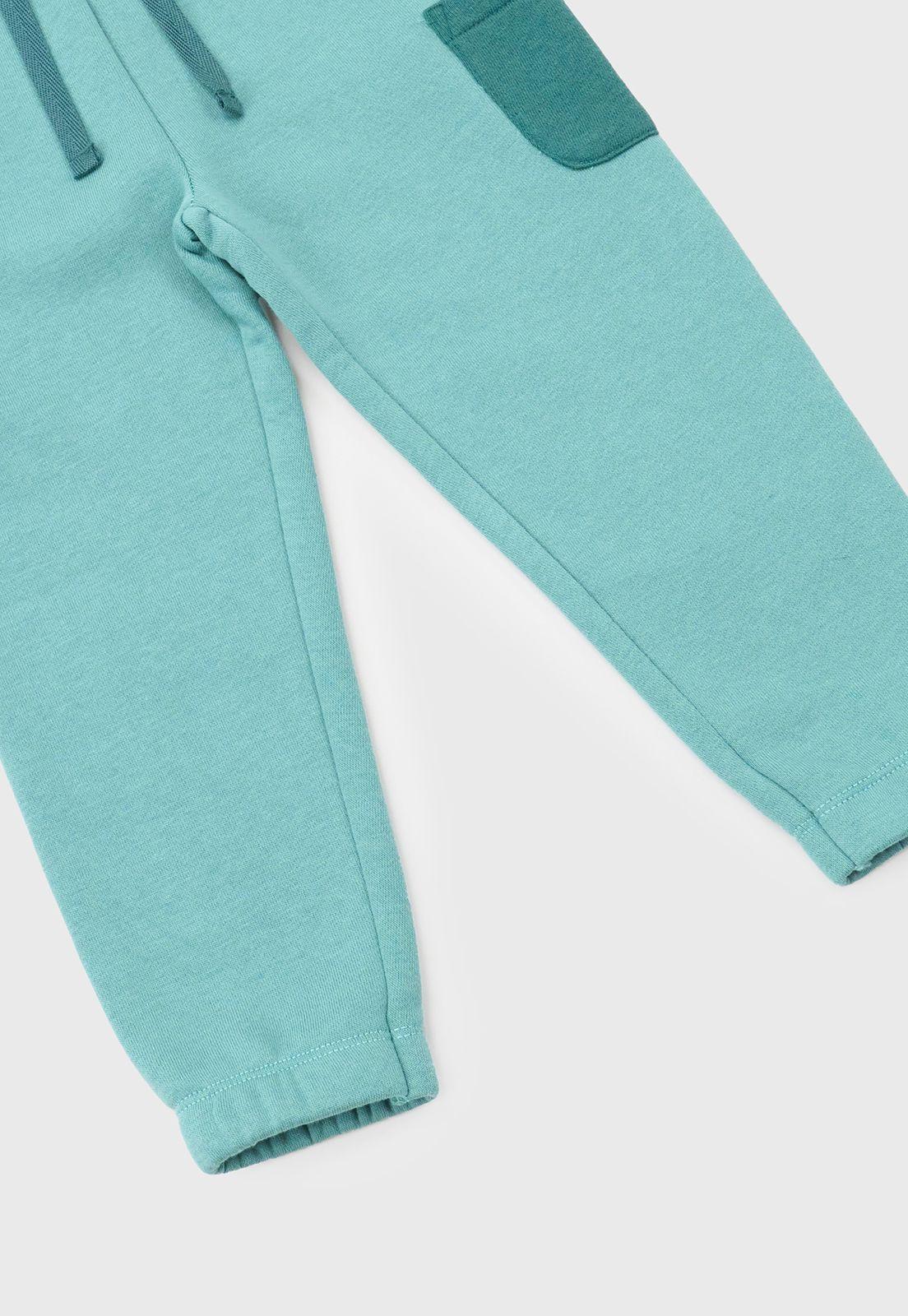 Pantalon De Buzo Bebe Niño Cargo Verde Corona-3