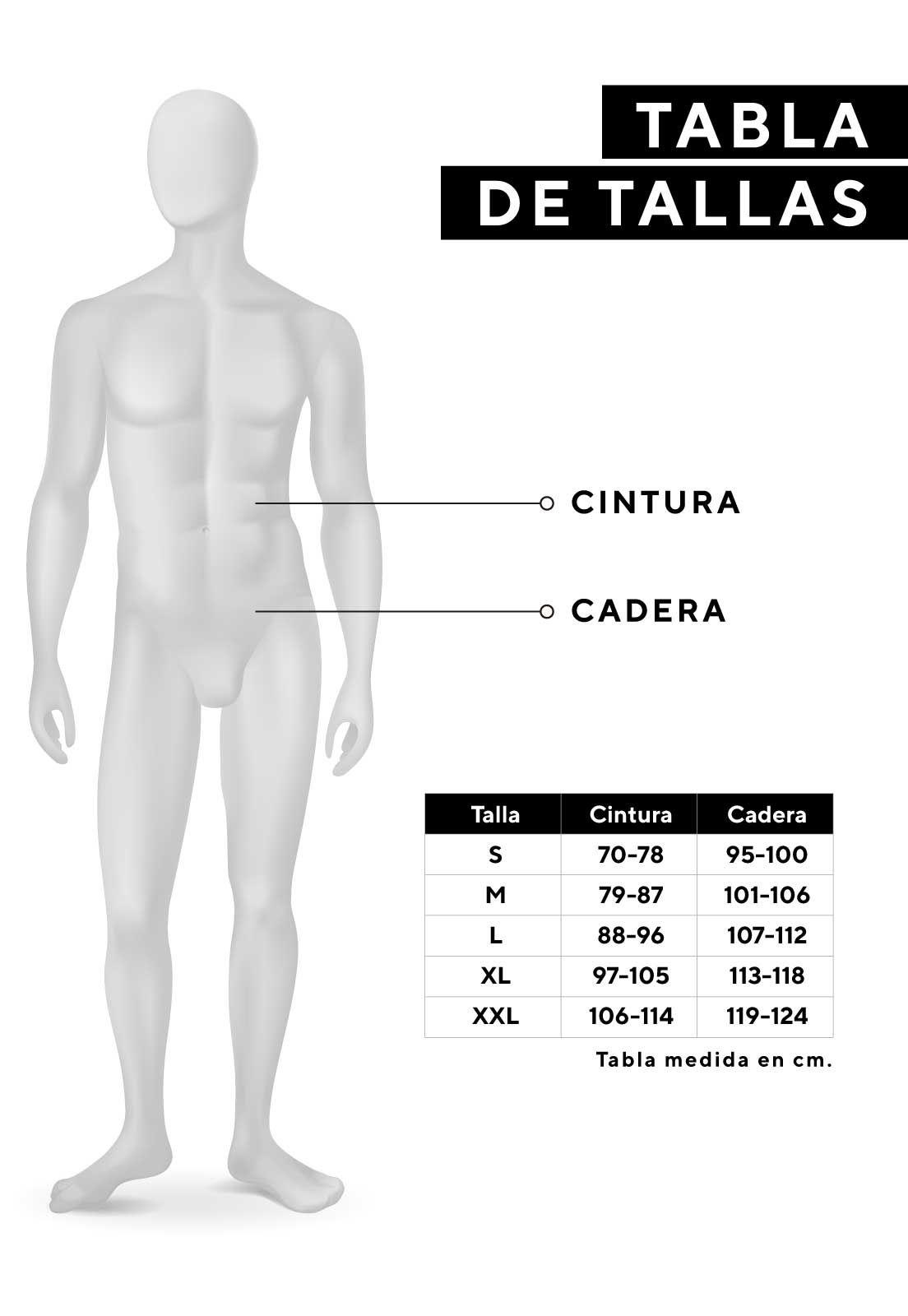 Short Calza Hombre Deportiva 2 Negro Corona-4