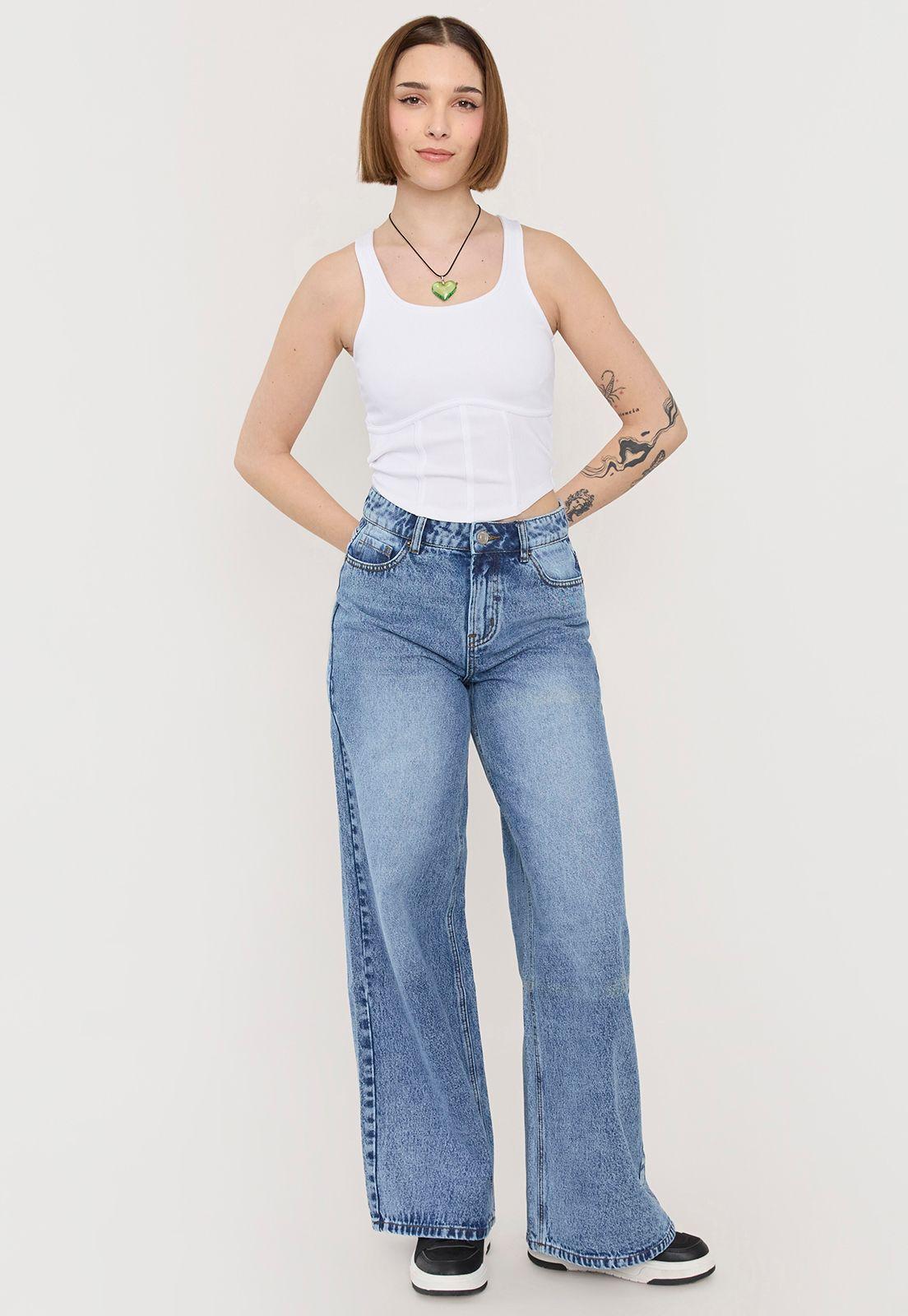 Peto Mujer Corset Blanco Corona-3