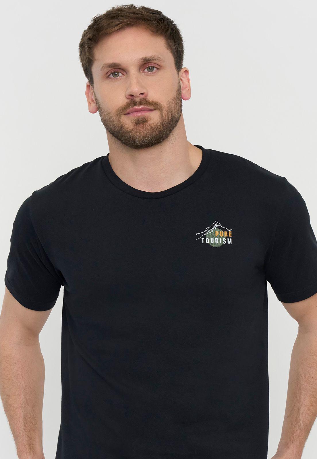 Polera Outdoor Hombre Fun Negro Corona-2