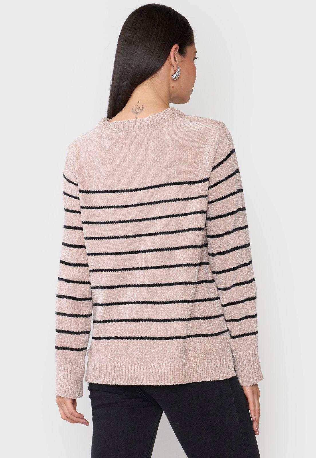 Sweater Mujer Chenille Beige Corona-1