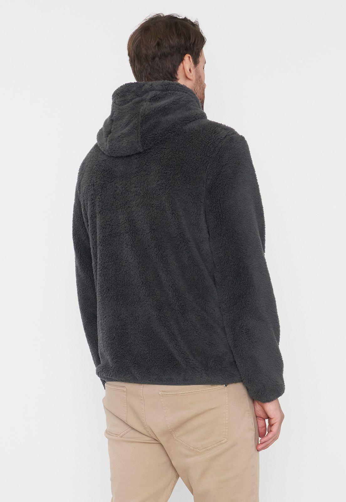 Polerón Hombre Coral Fleece Charcoal Corona-1