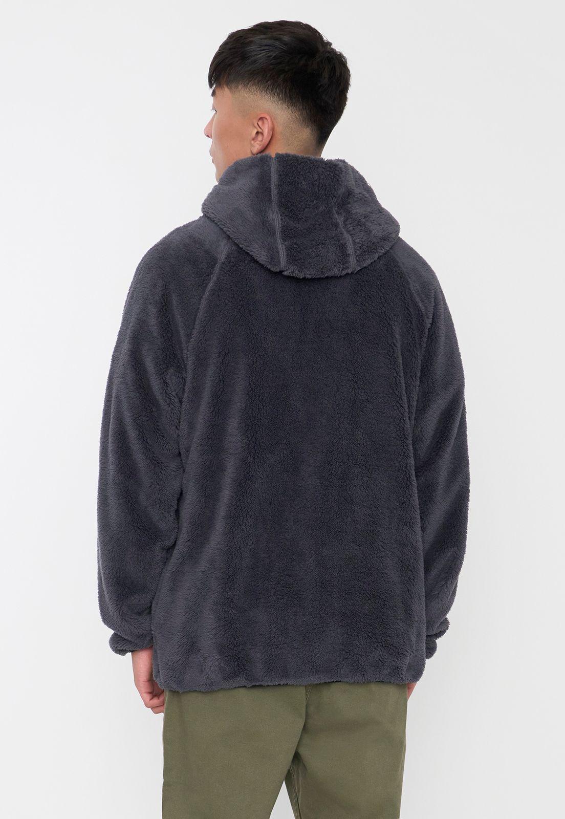 Polerón Hombre Peludo Liso Gris Corona-1