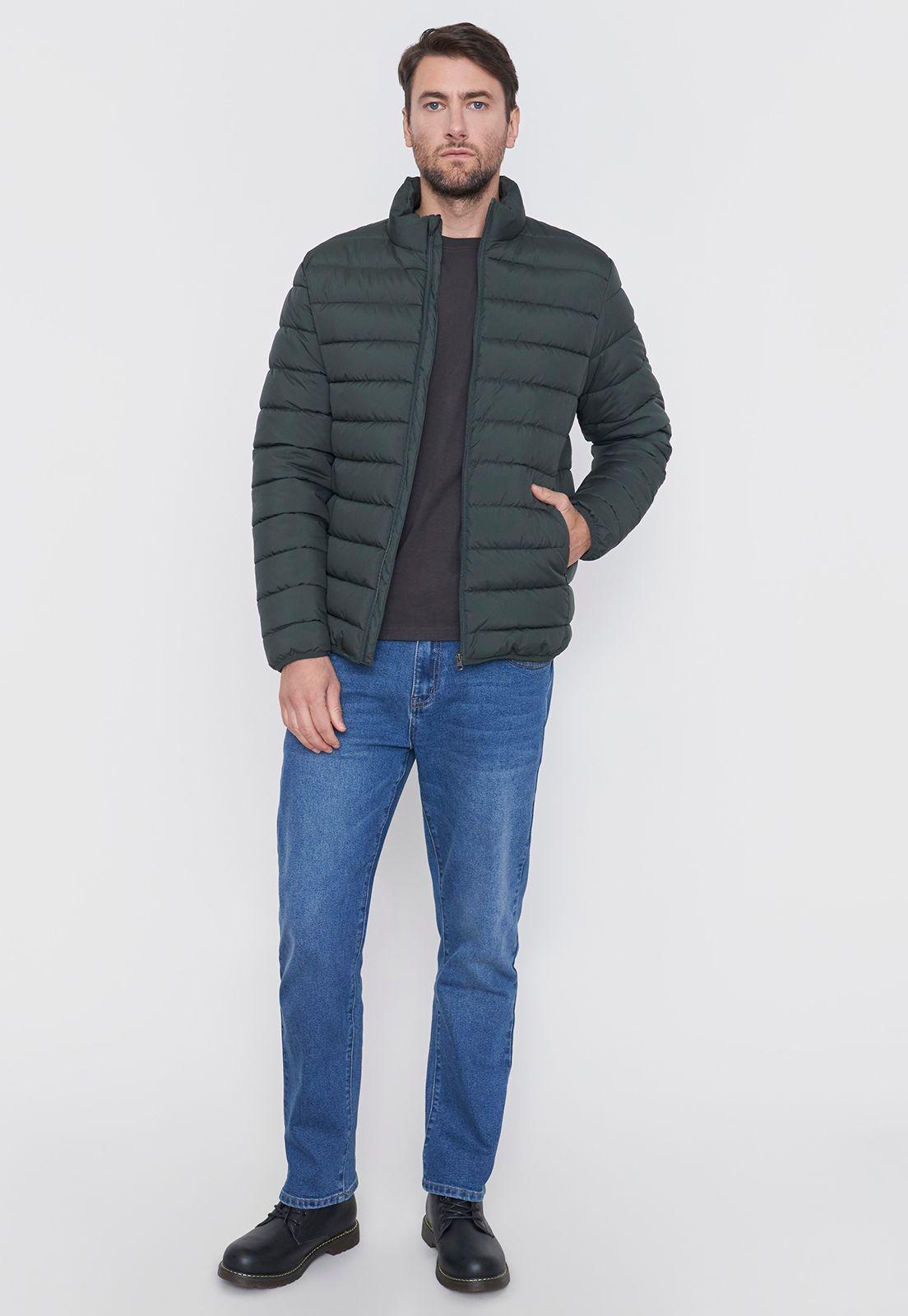 Parka Hombre Básica Musgo Corona-3