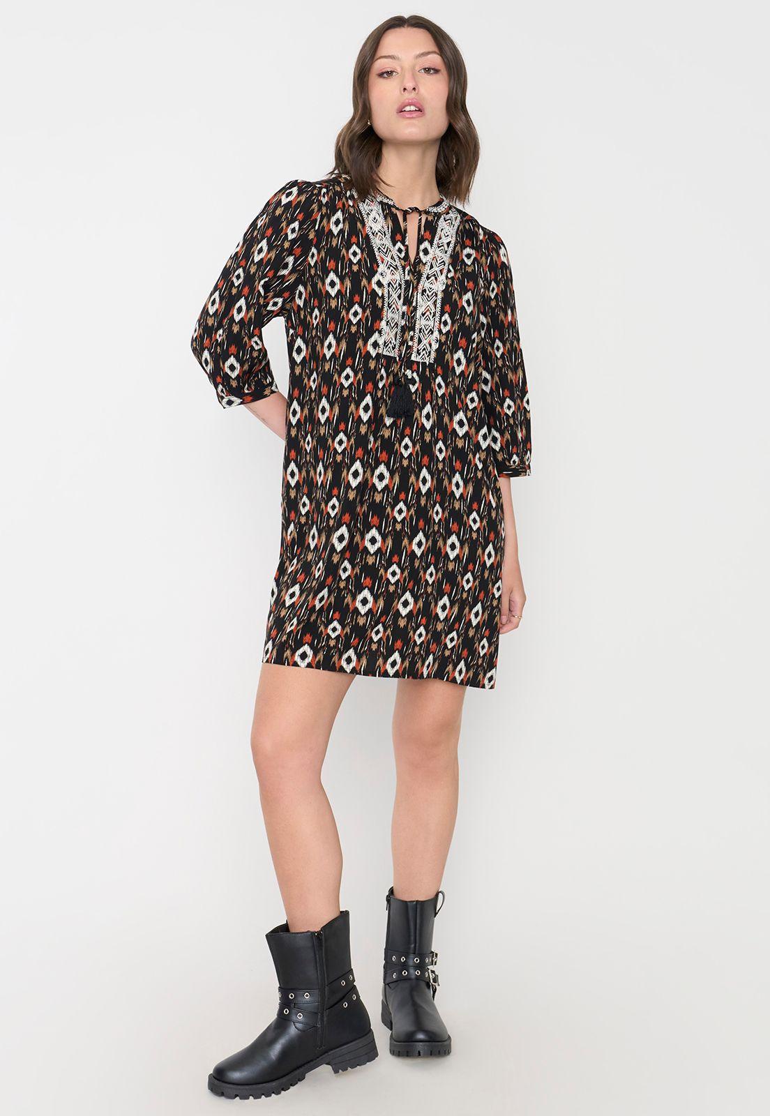 Vestido Mujer Western Café Corona-0