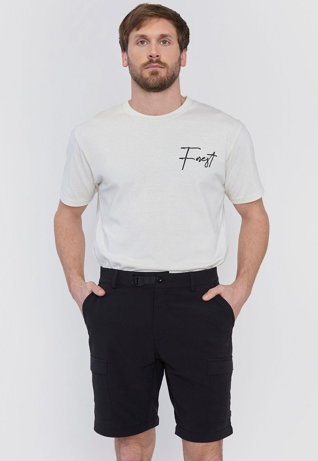 Pantalón Outdoor Hombre Negro Desmontable Corona-3
