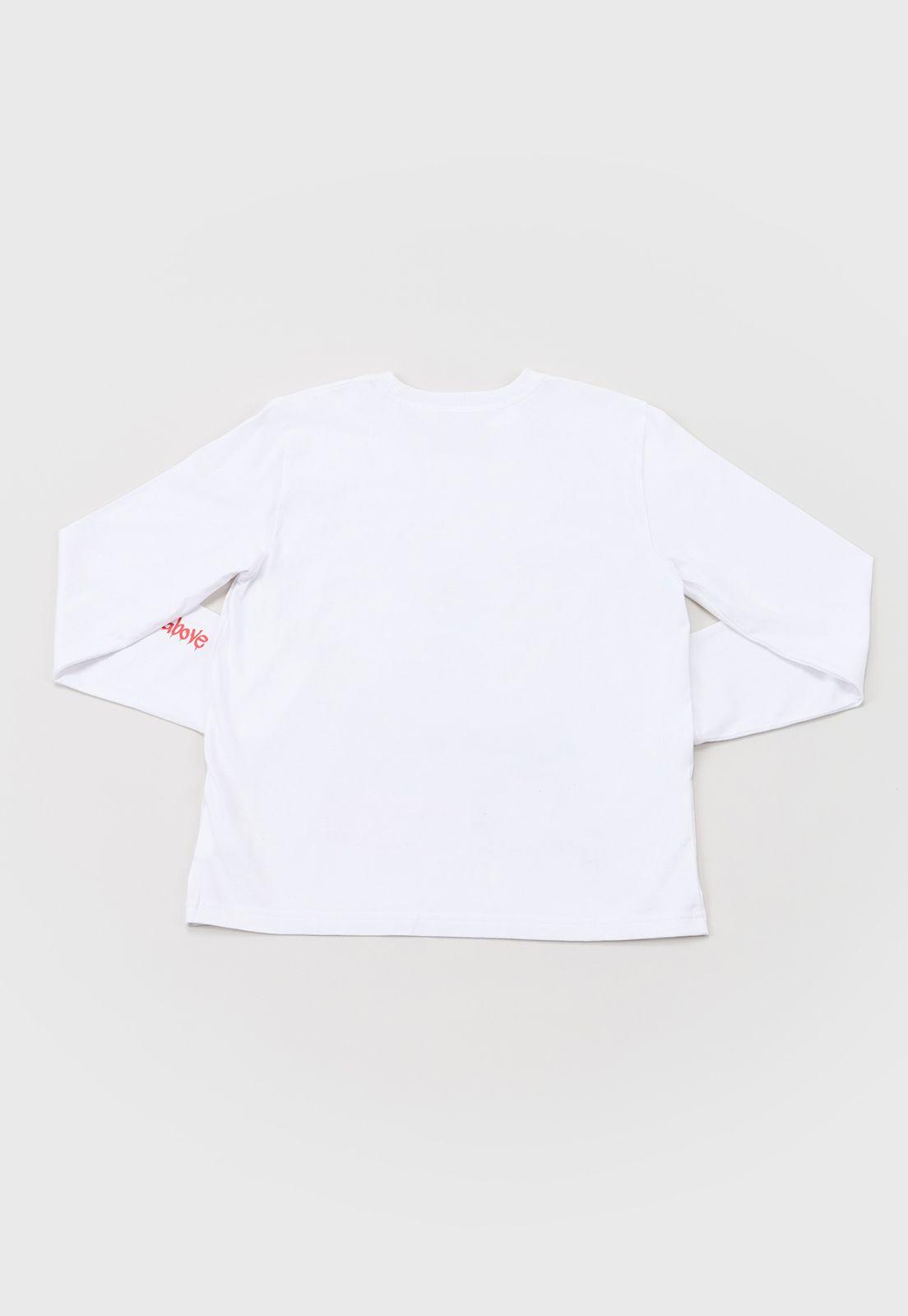 Polera Niño Teen M/L Focal Blanco Corona-1