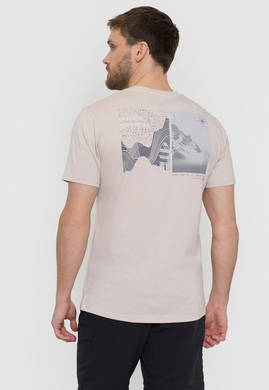 Polera Outdoor Hombre Fun Beige Corona-1