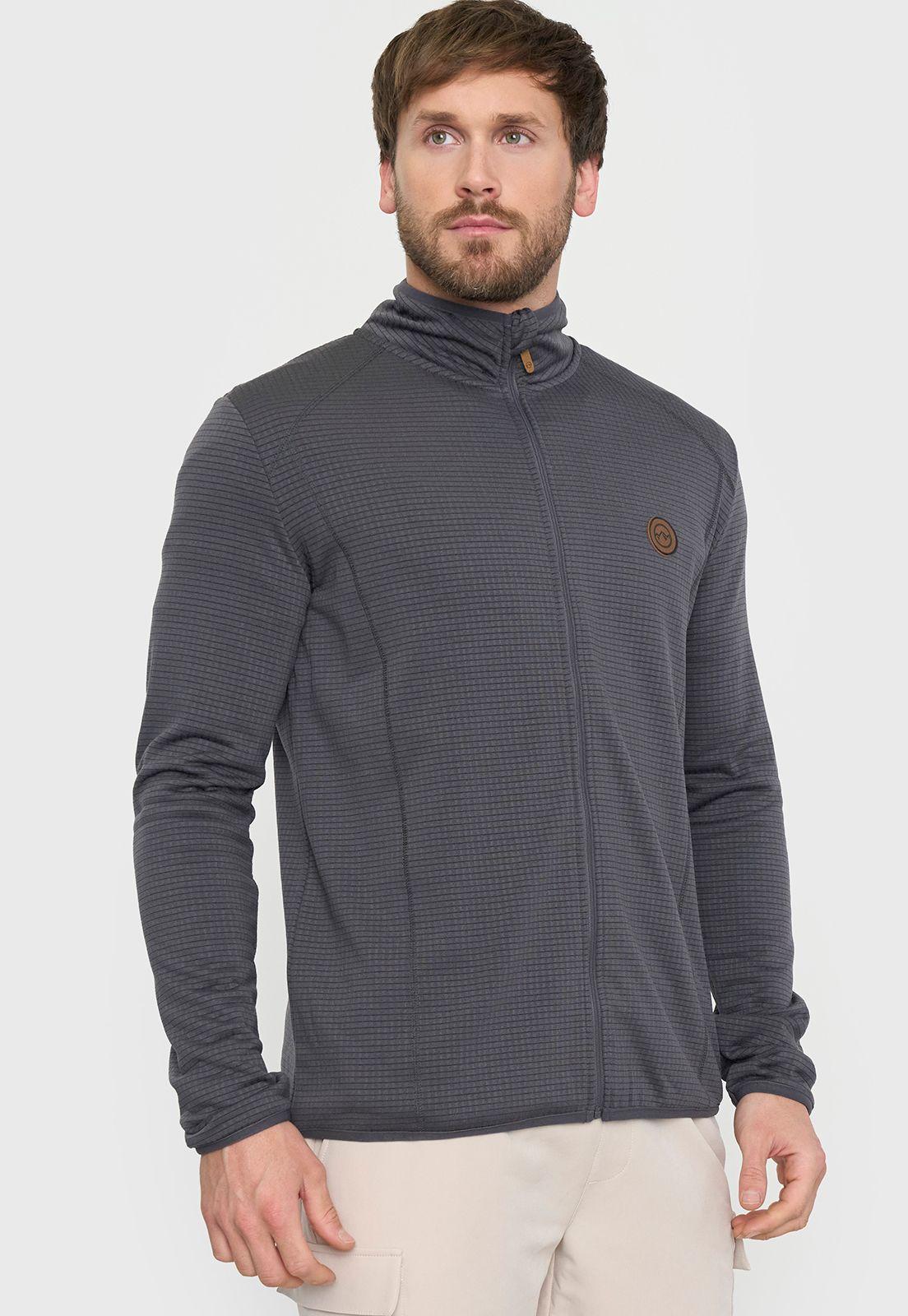 Polerón Outdoor Hombre Texturizado Charco Corona-2