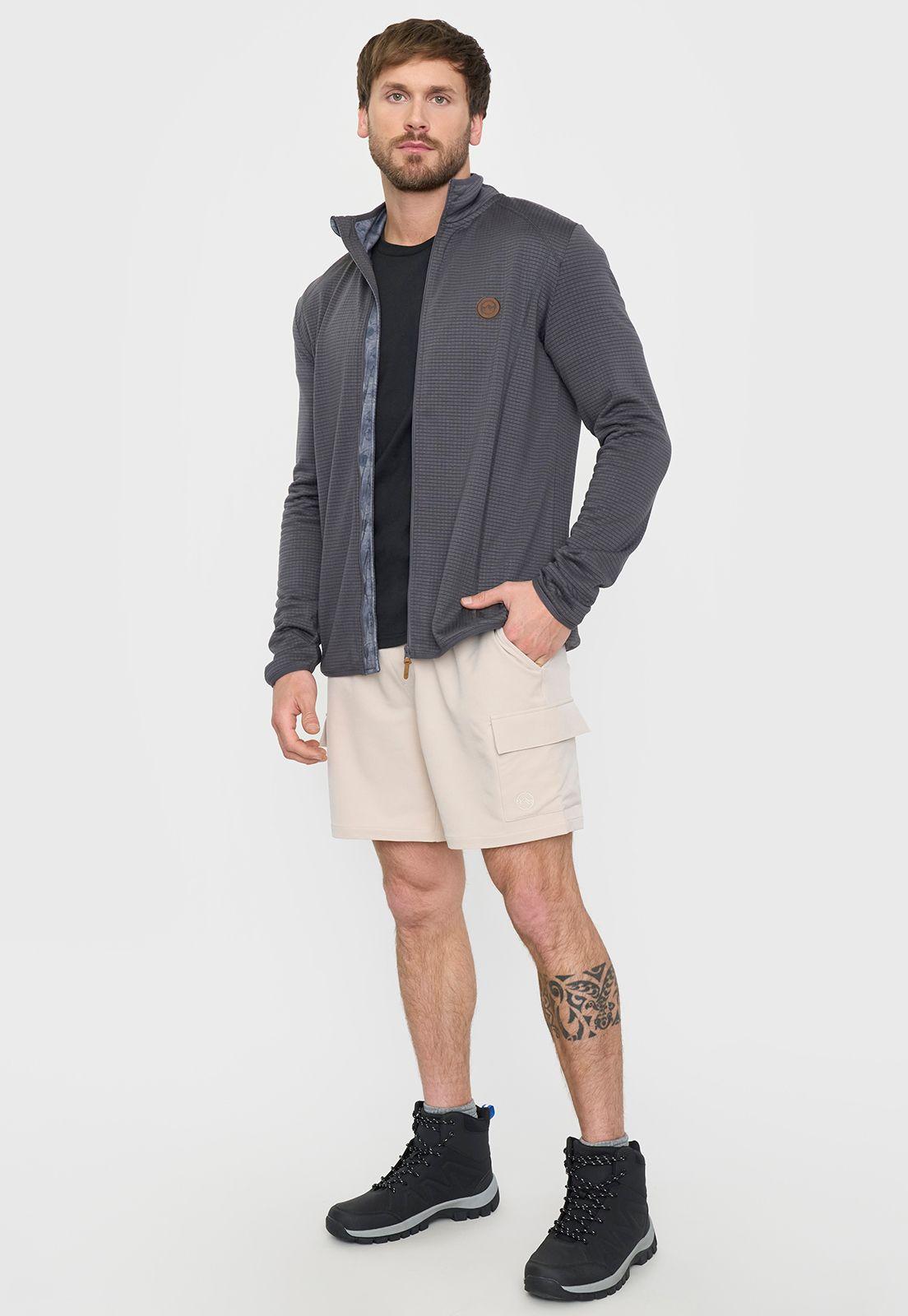 Polerón Outdoor Hombre Texturizado Charco Corona-3