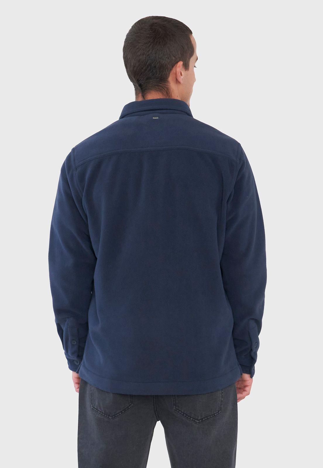 Sobrecamisa Hombre Polar Azul Corona-1
