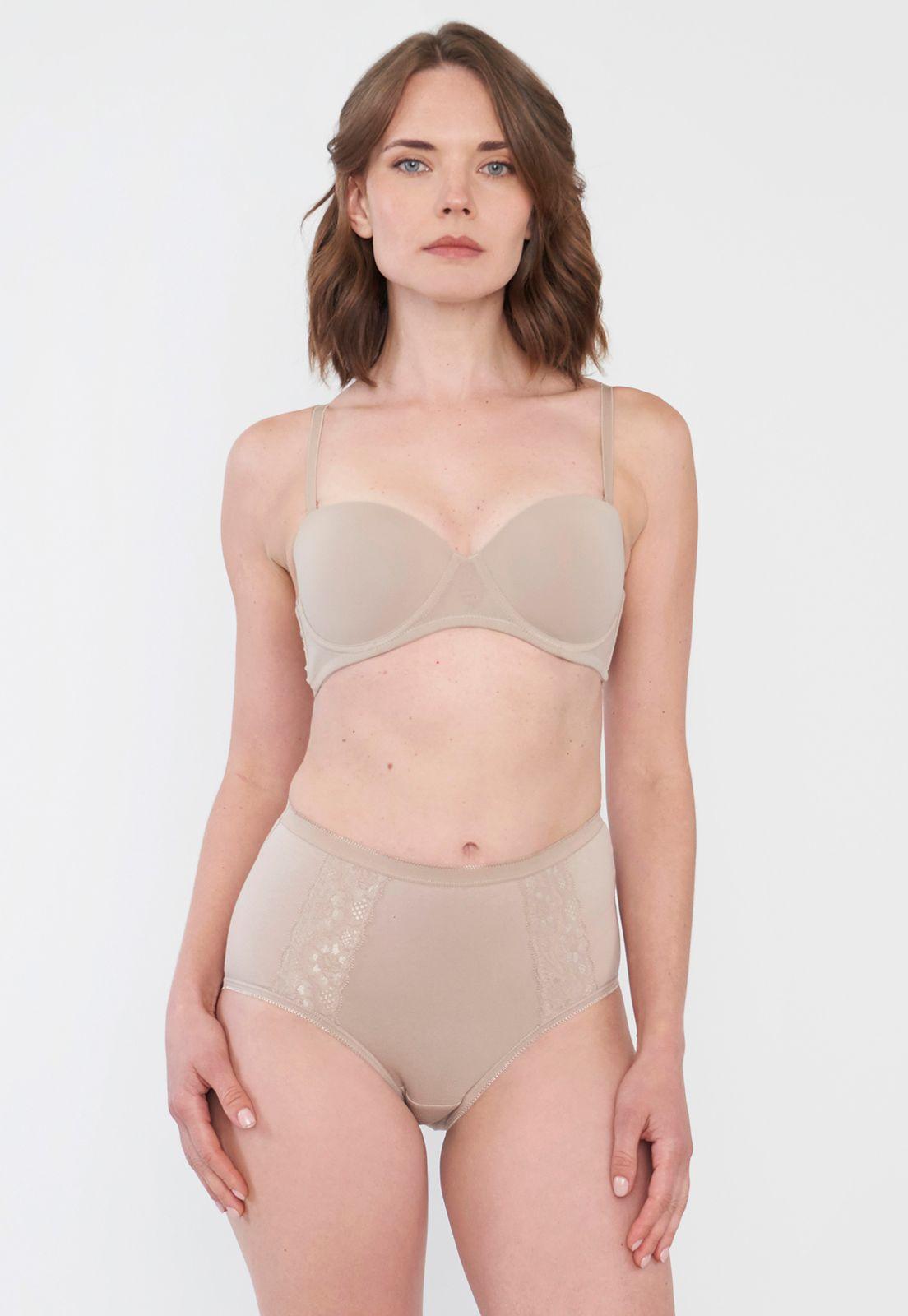 Sostén Mujer Strapless Beige Copa B Corona-3