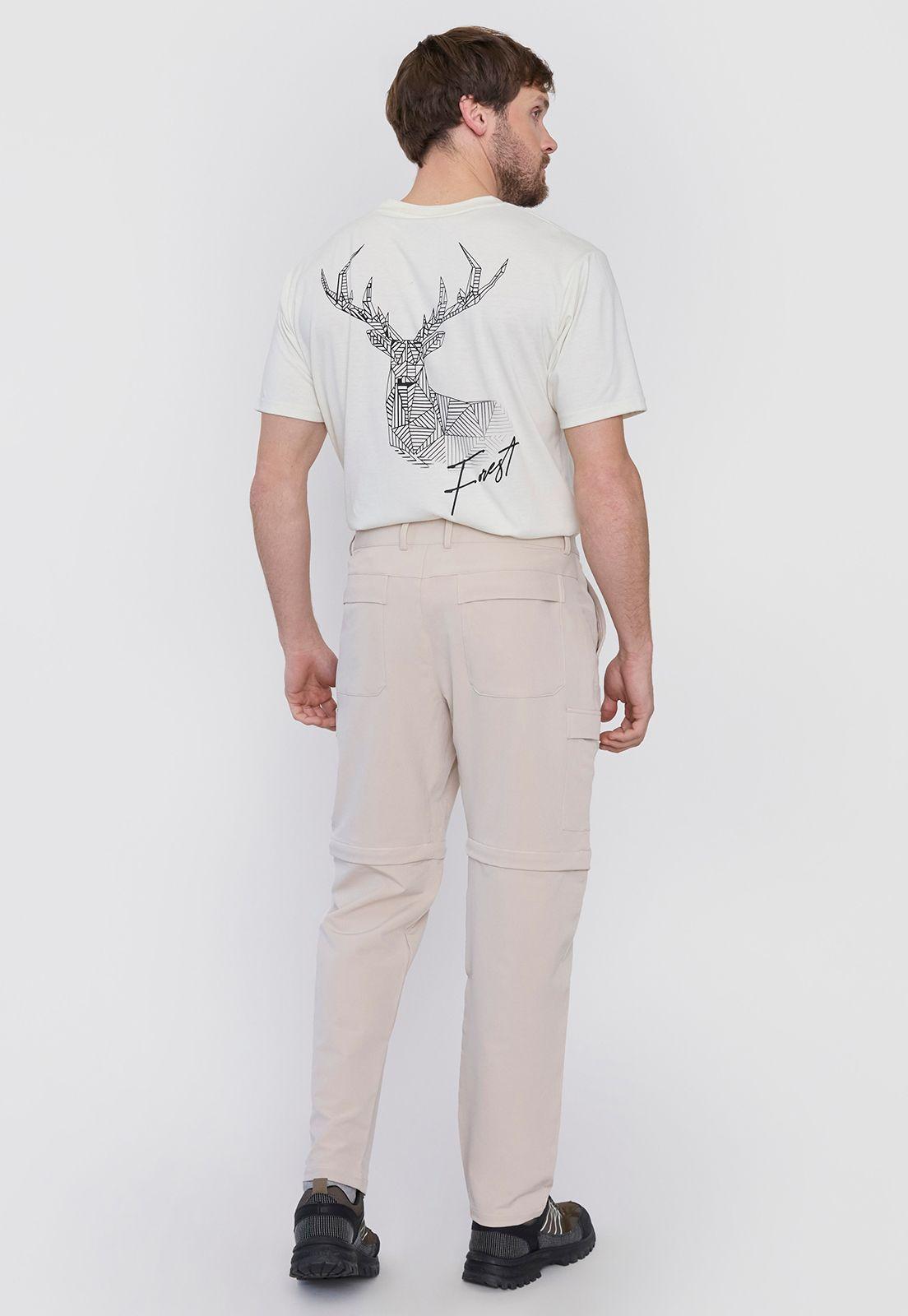Pantalón Outdoor Hombre Beige Desmontable Corona-2
