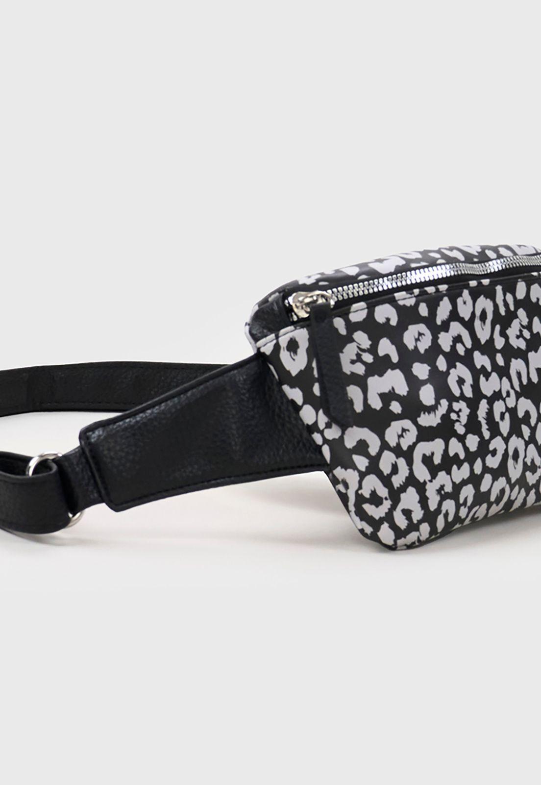 Banano Mujer Animal Print Negro Corona-2