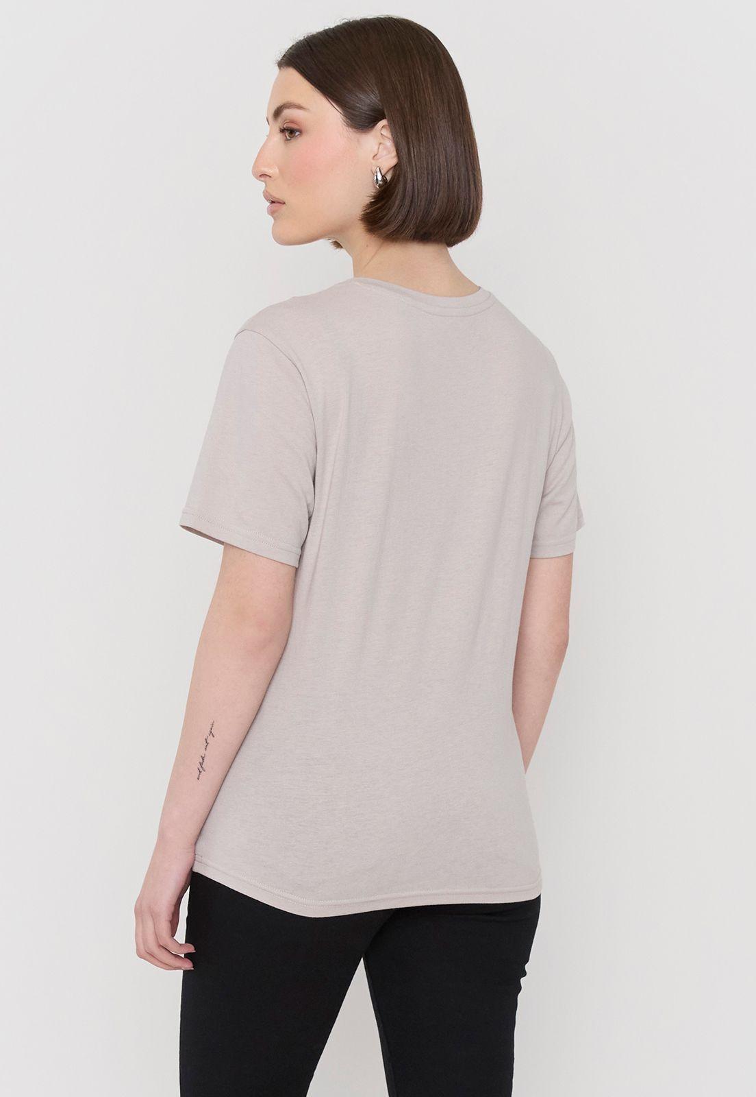 Polera Mujer Folia Taupe Corona-1
