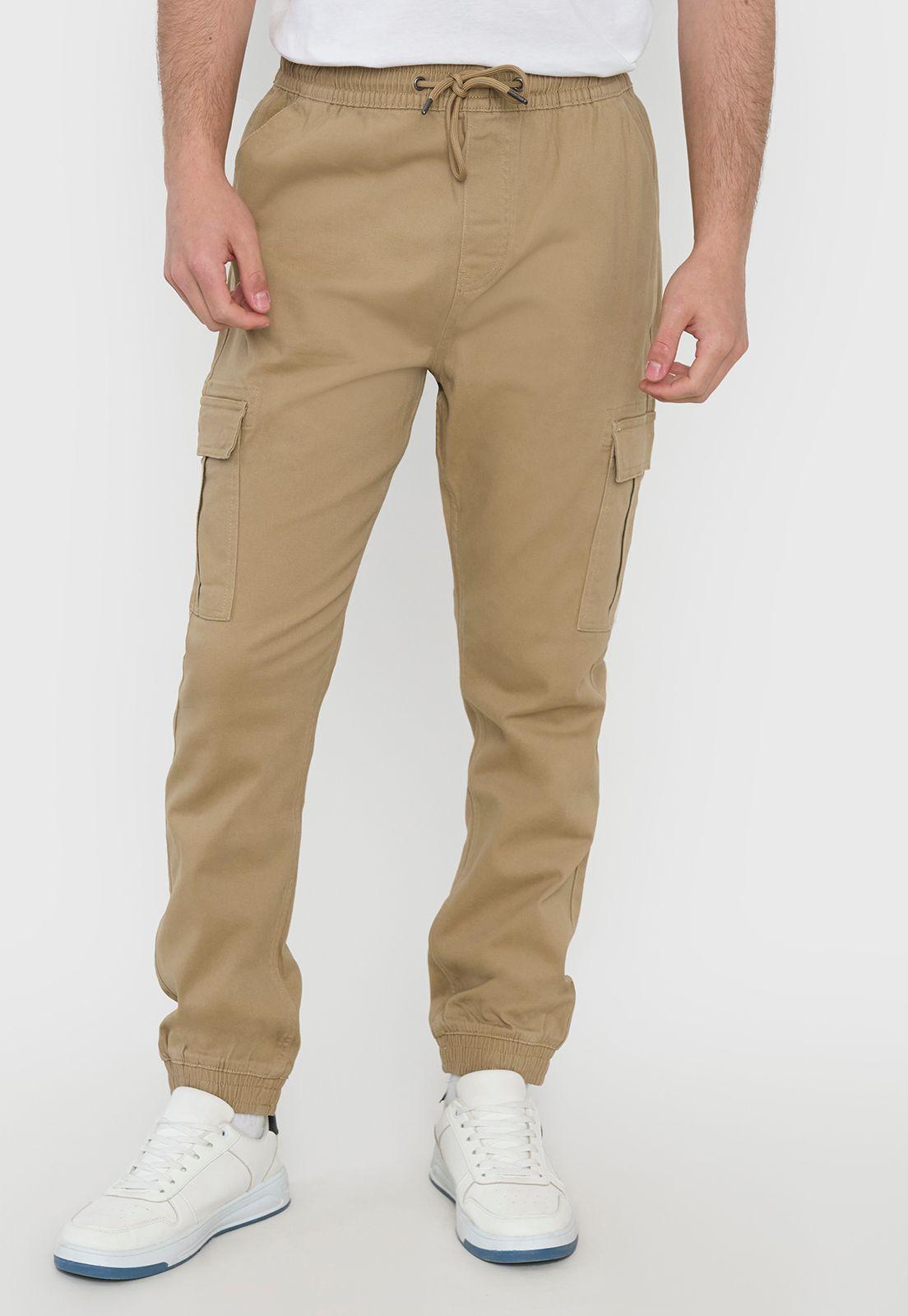 Jogger Hombre Cargo Camel Corona-1