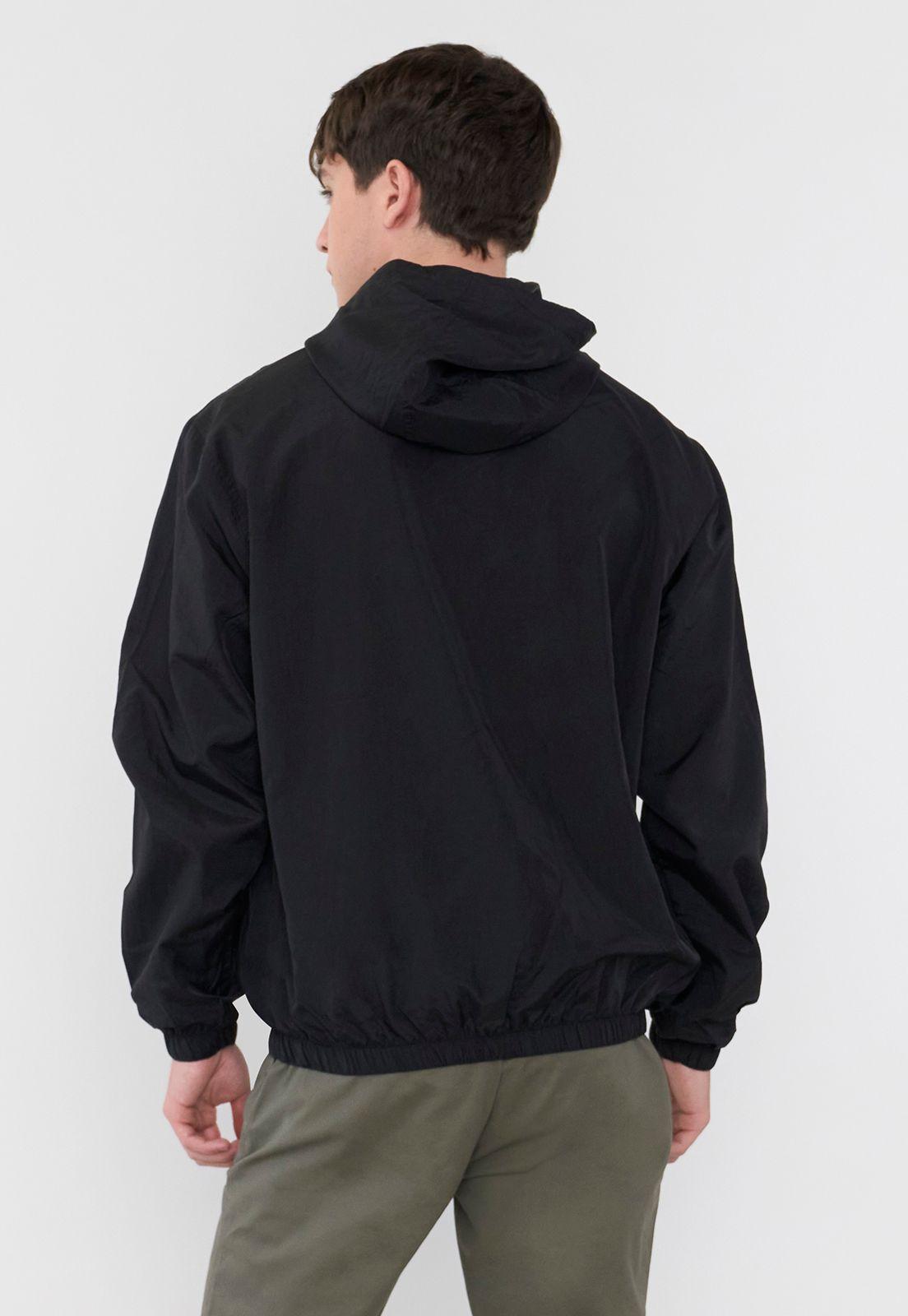 Casaca Hombre Full Zipper Color Negro Corona-1