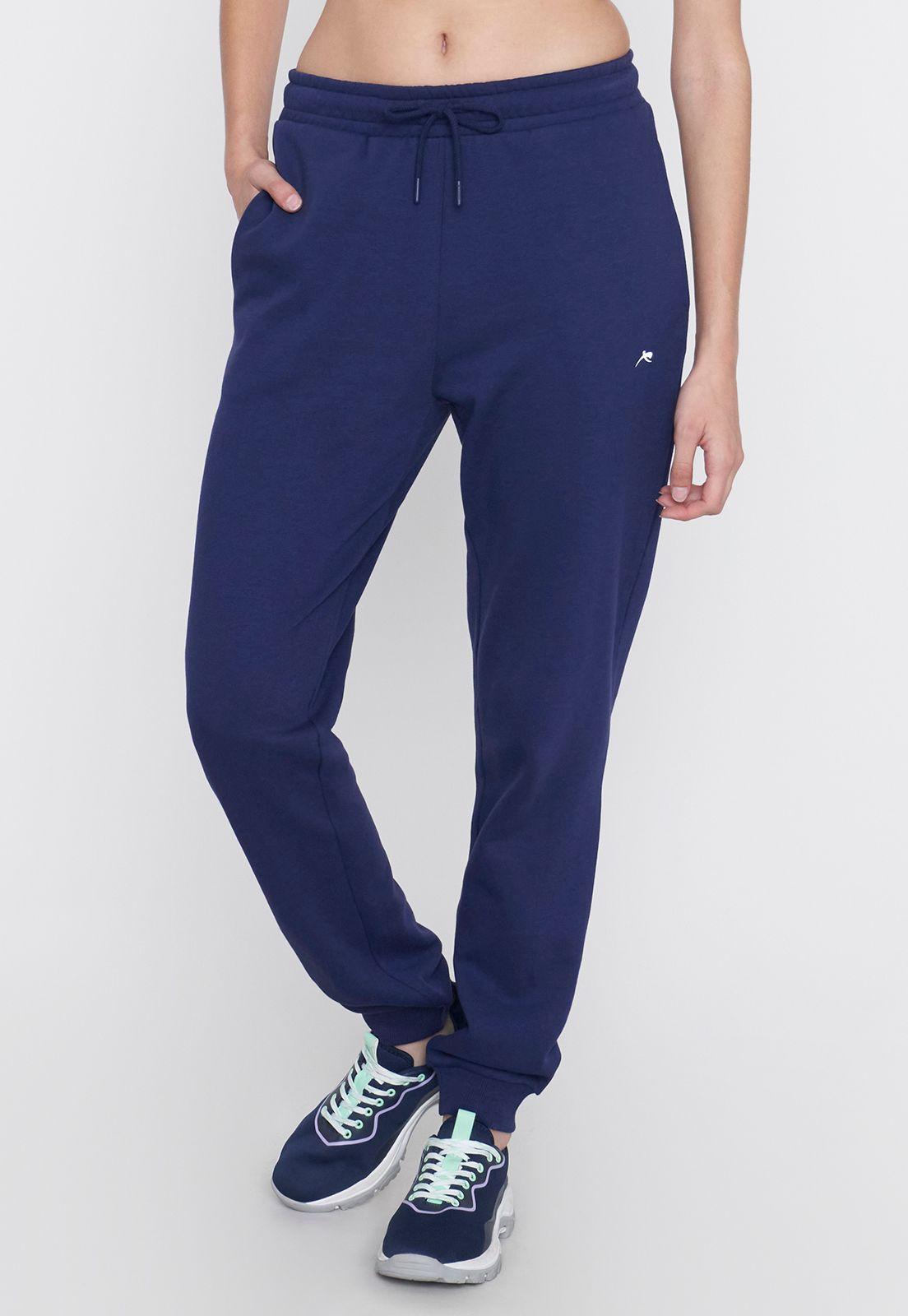 Buzo Mujer Deportivo Jogger Color Navy Corona-1