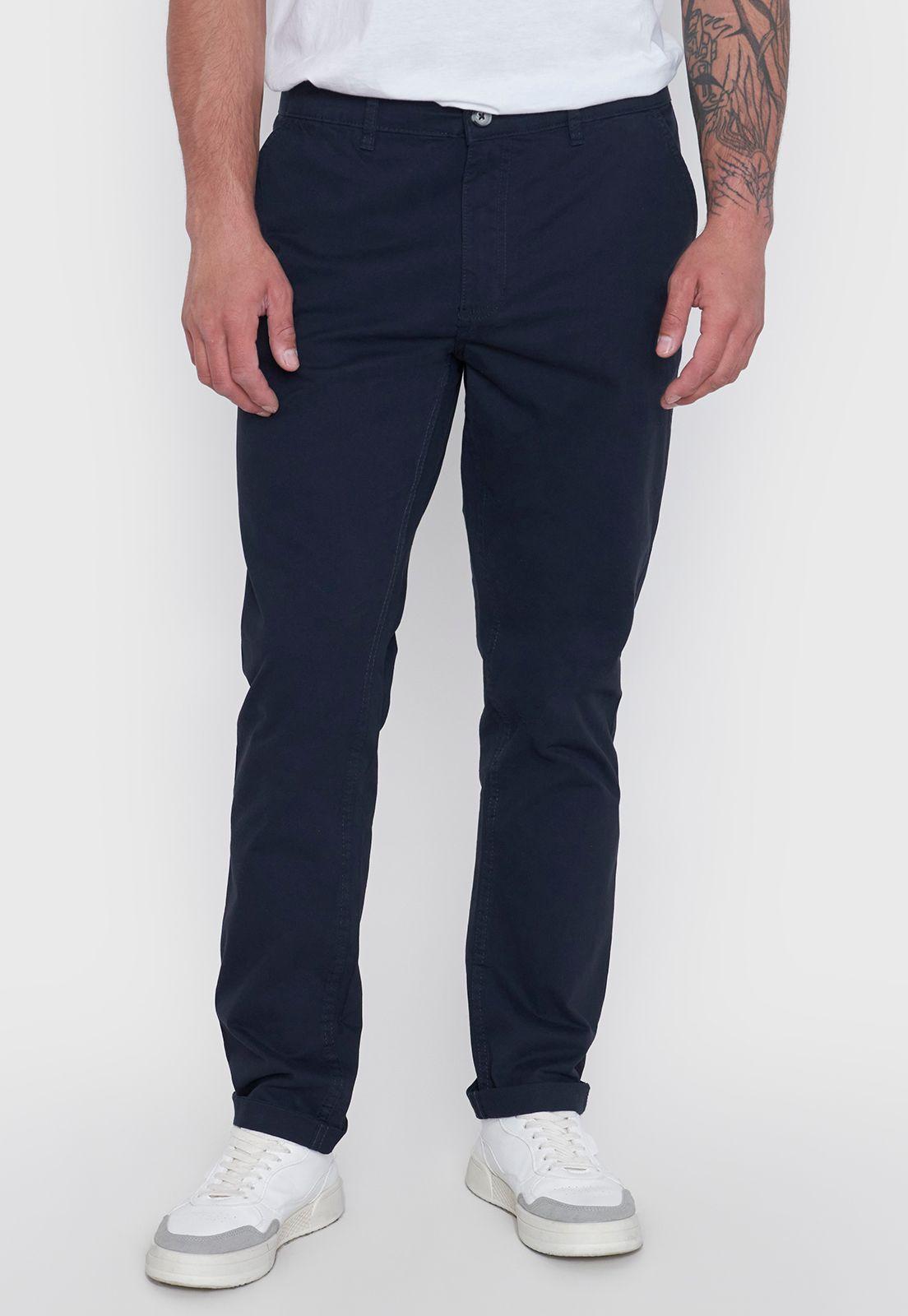 Pantalón Hombre Chino I Azul Corona-1