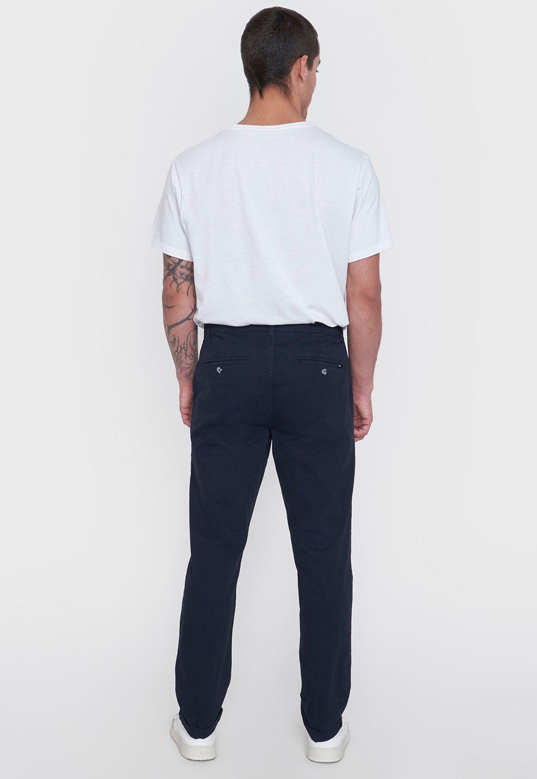Pantalón Hombre Chino I Azul Corona-2