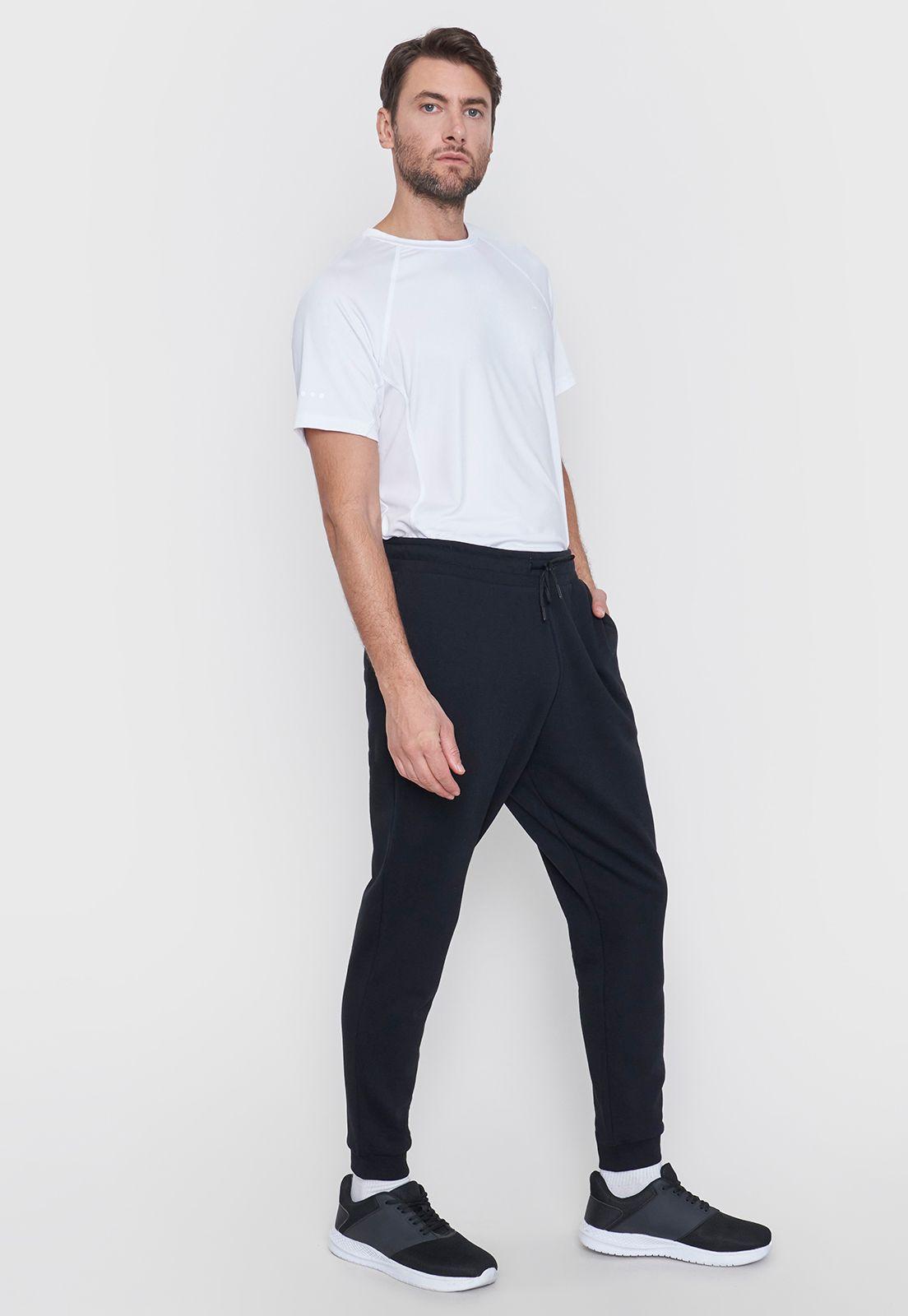 Buzo Hombre Deportivo Jogger Negro Corona-3