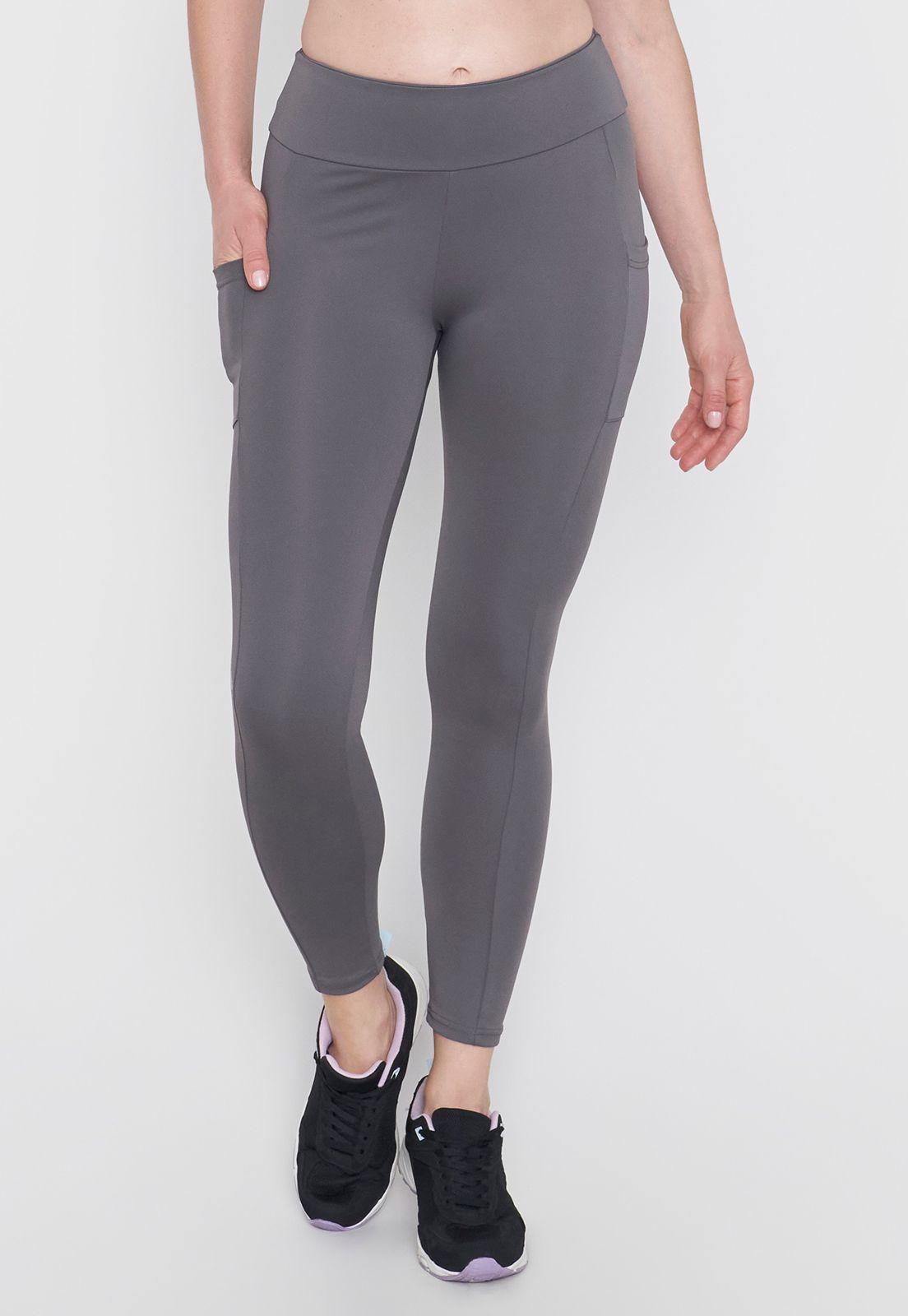 Calza Mujer Deportiva Pitillo Color Charcoal Corona-1