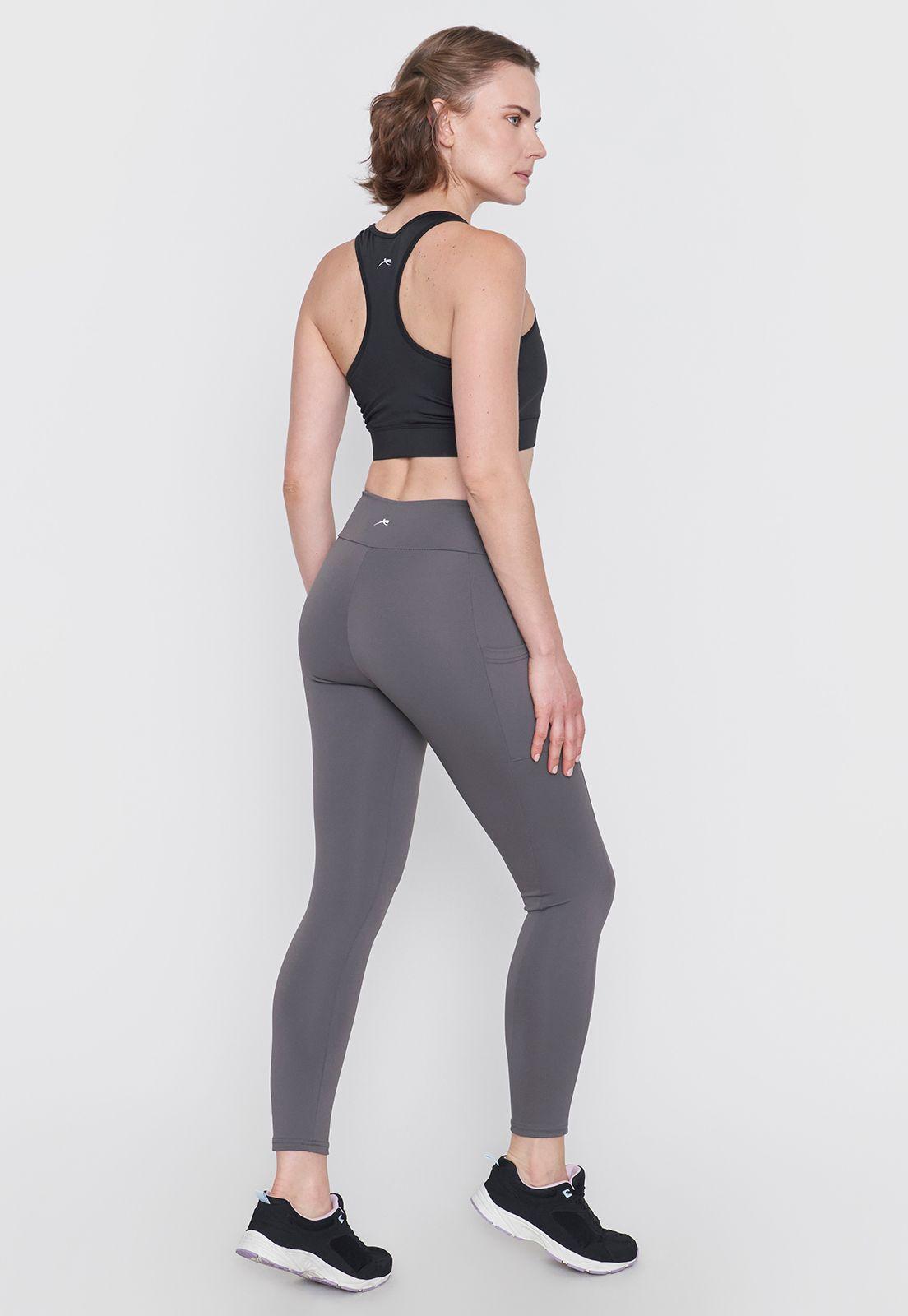 Calza Mujer Deportiva Pitillo Color Charcoal Corona-2