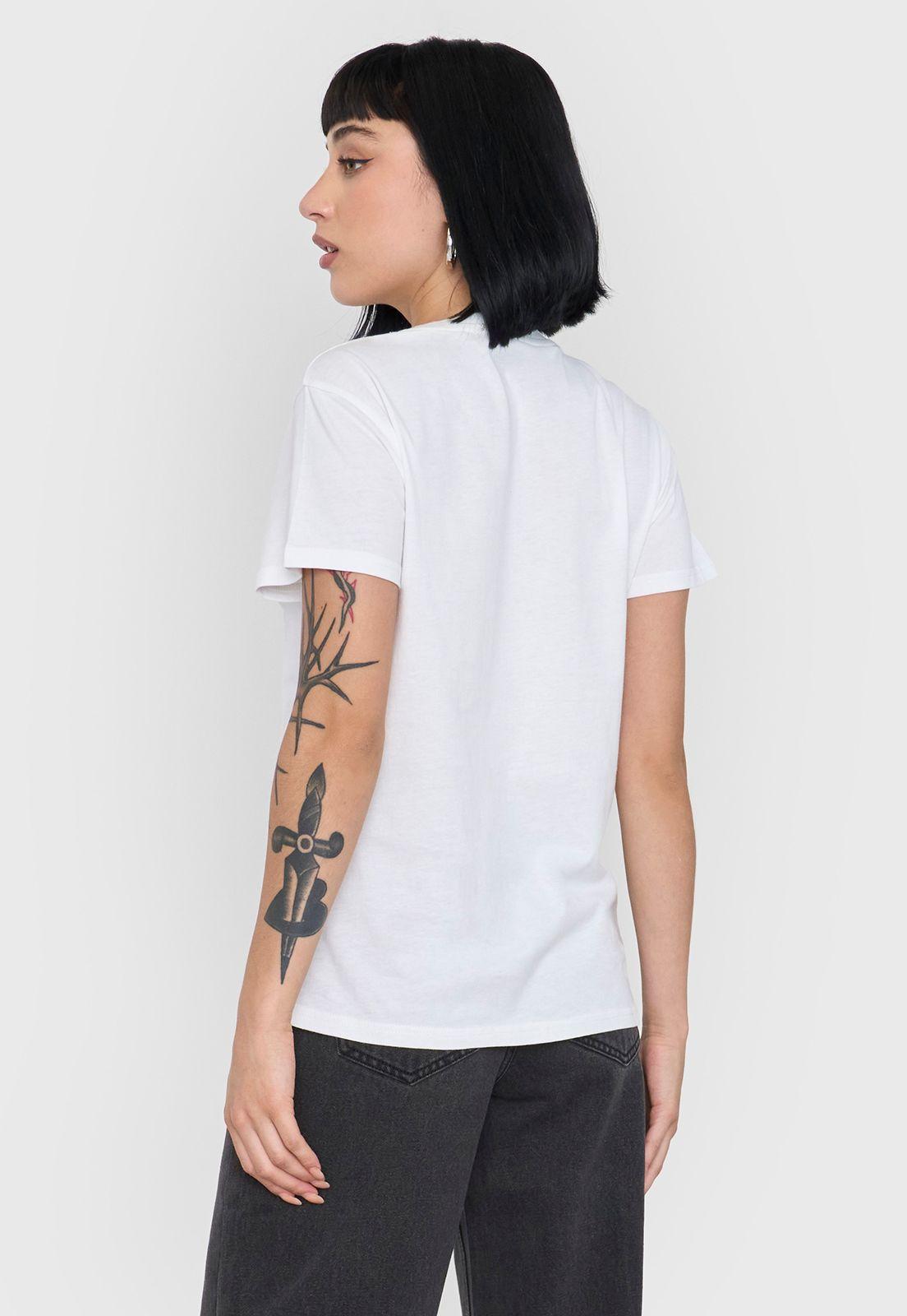 Polera Mujer Fun Regular Fit Color Blanco Corona-1