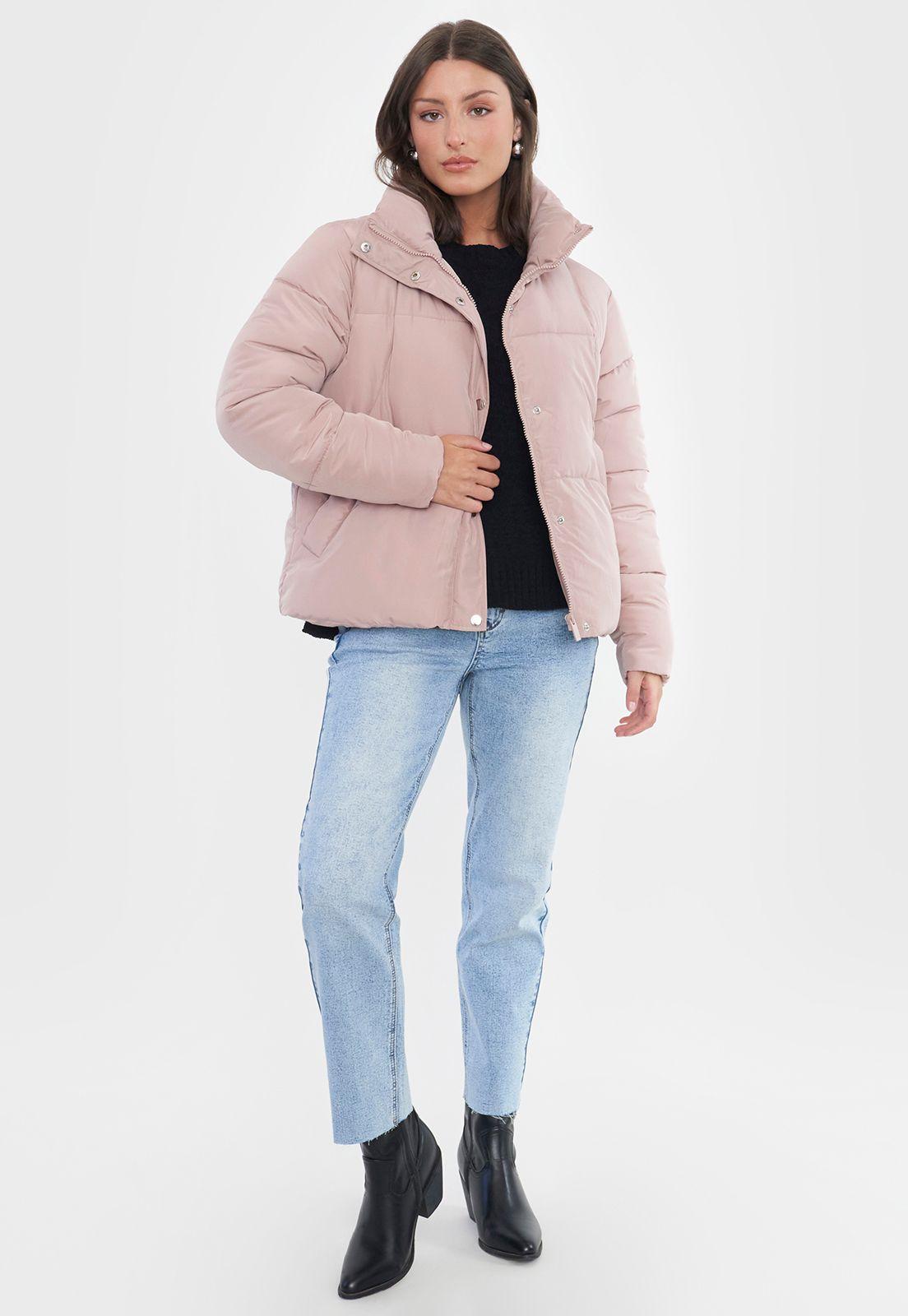 Parka Mujer Clásica Palo Rosa Corona-3