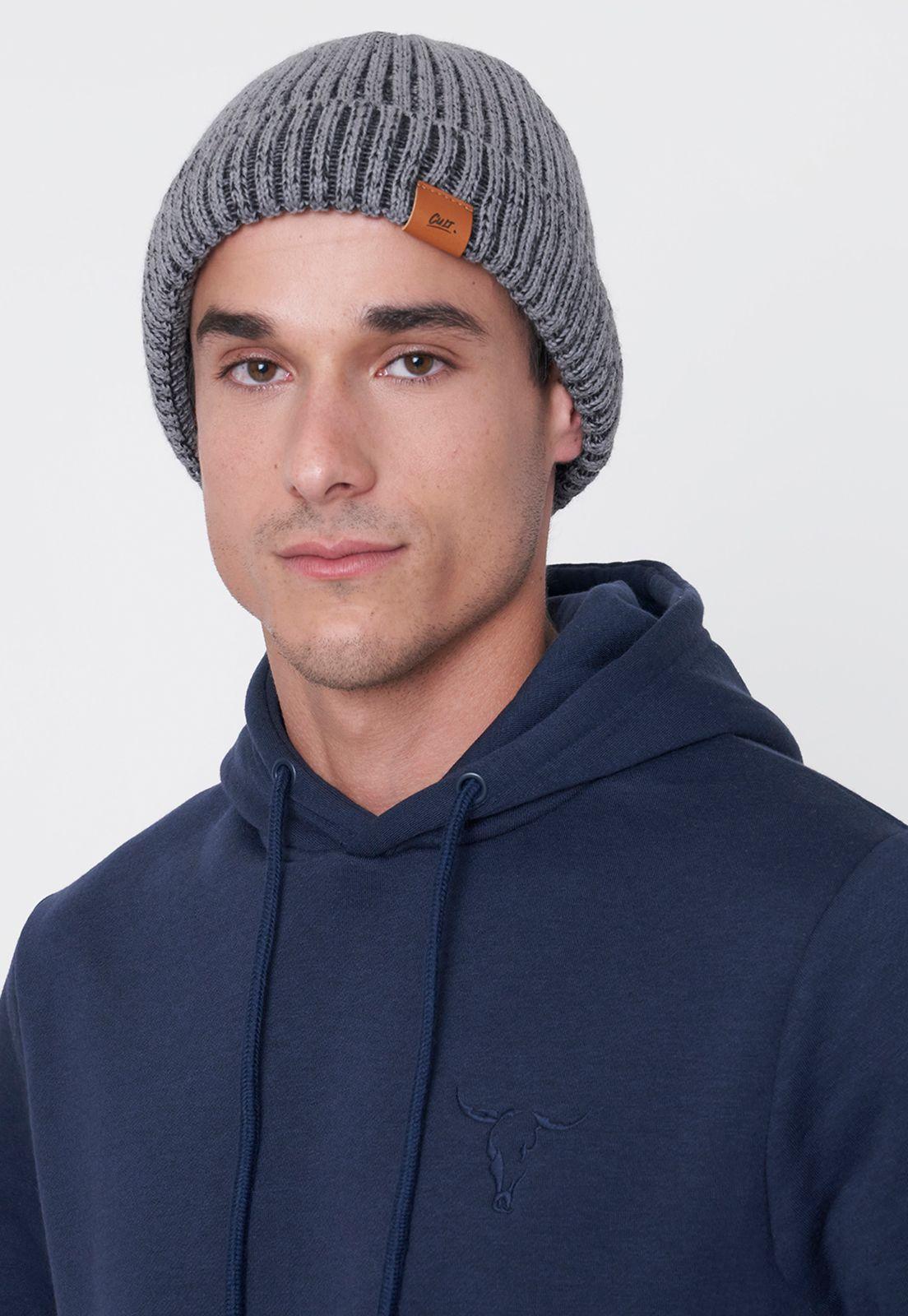 Gorro Hombre Polar Gris Corona-0
