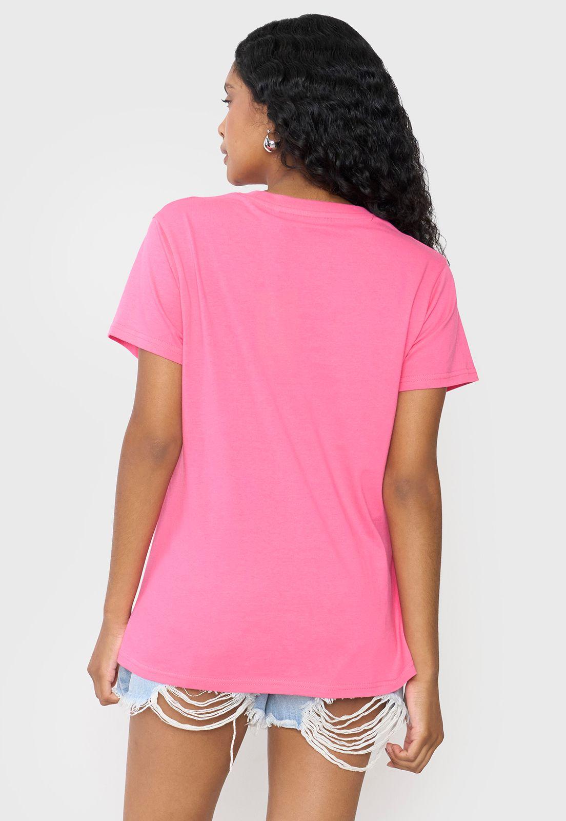 Polera Mujer Fun Regular Fit Fucsia Corona-1
