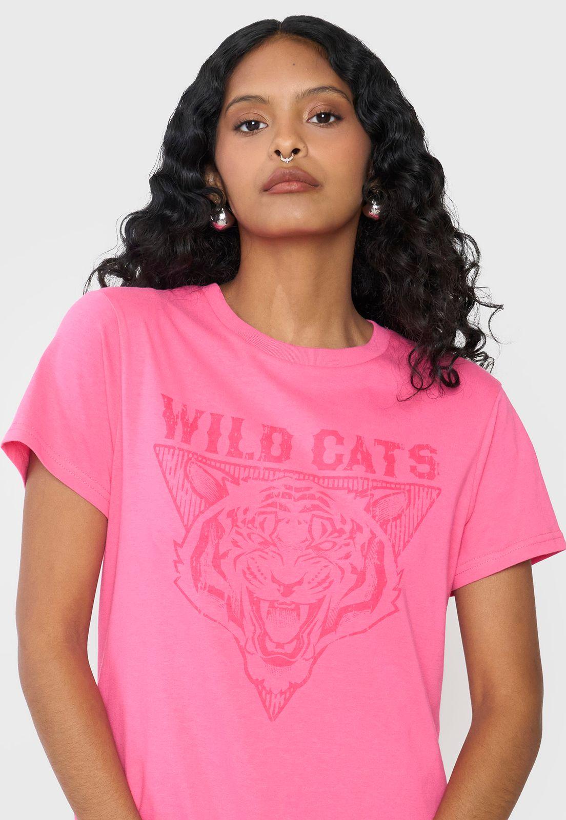 Polera Mujer Fun Regular Fit Fucsia Corona-2