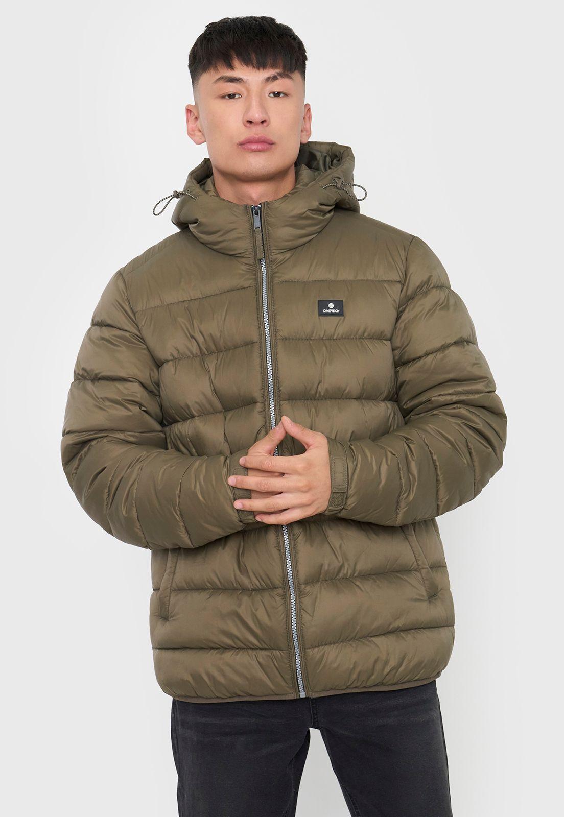 Parka Hombre Lisa Verde Corona-2