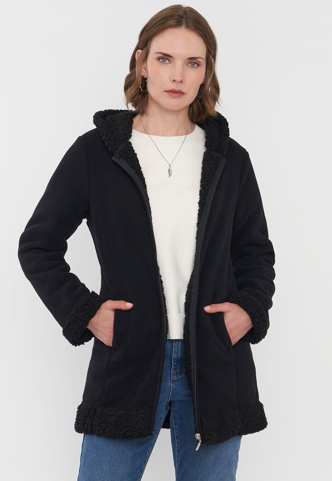 Chaqueta Mujer Polar Chiporro Negro Corona-0