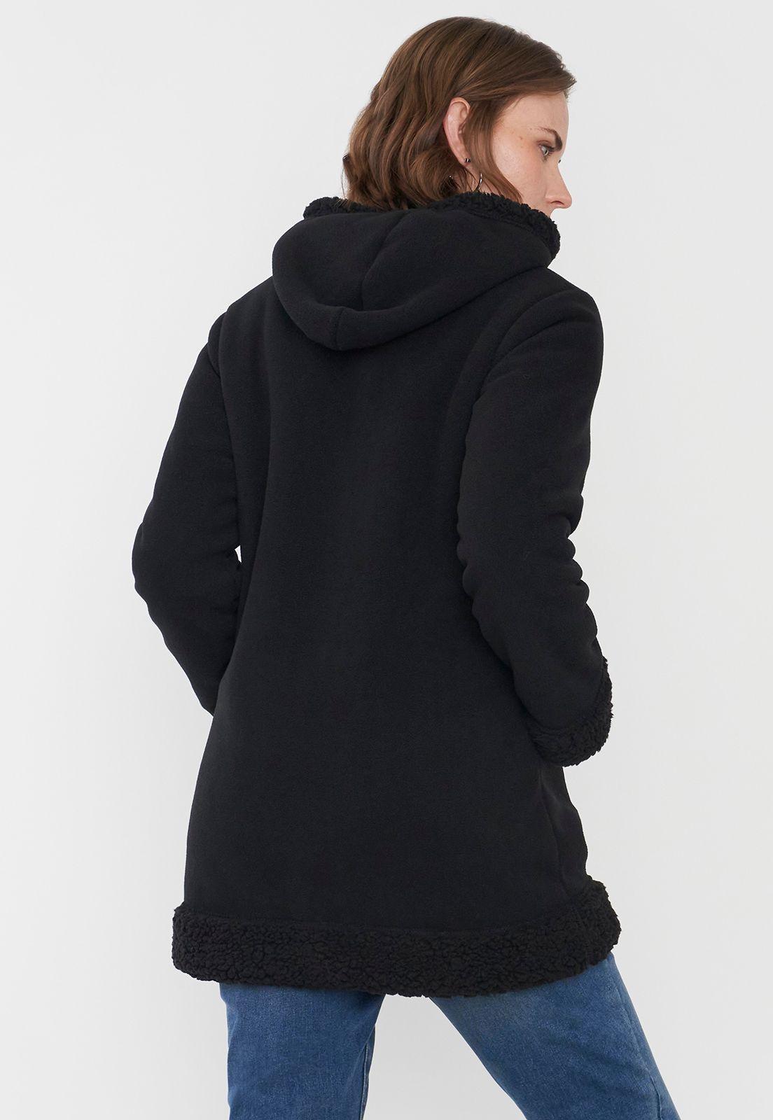 Chaqueta Mujer Polar Chiporro Negro Corona-1