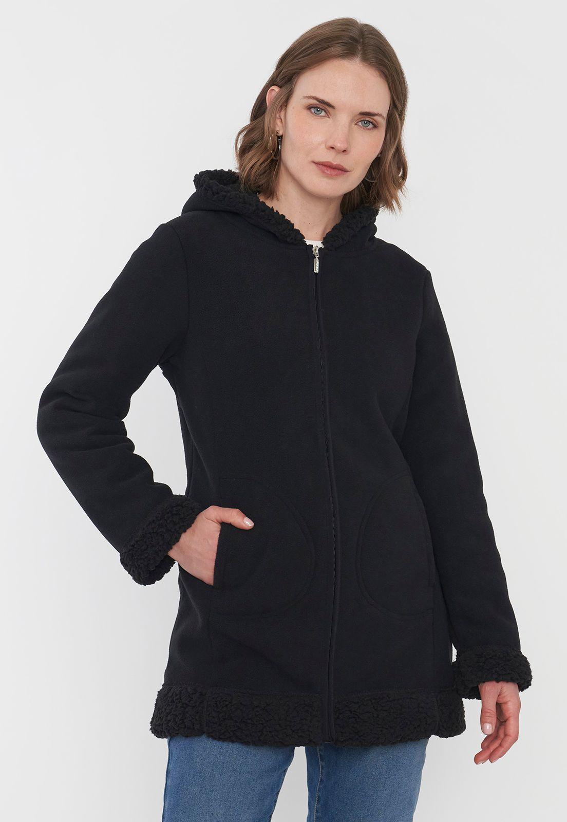 Chaqueta Mujer Polar Chiporro Negro Corona-2