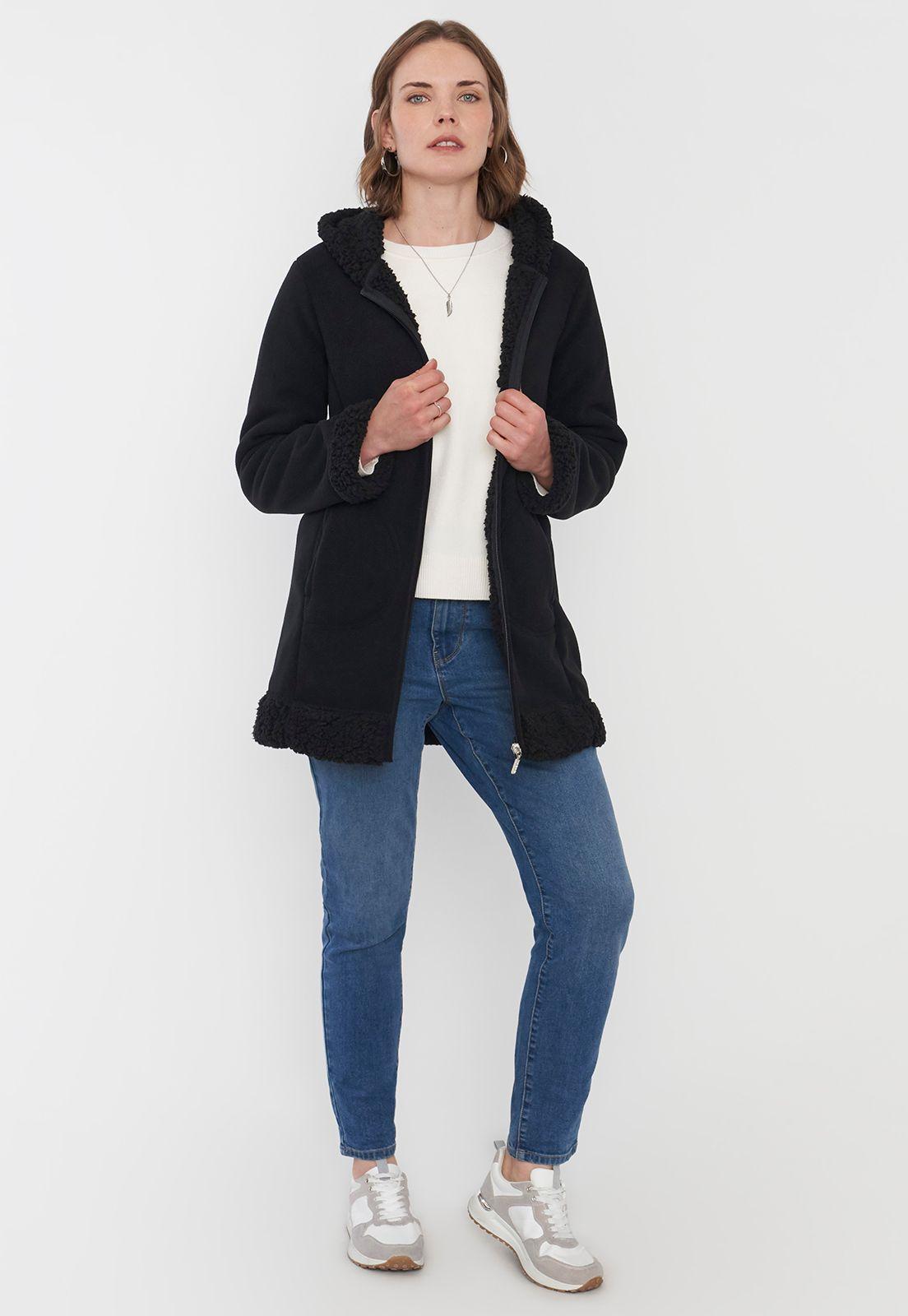 Chaqueta Mujer Polar Chiporro Negro Corona-3