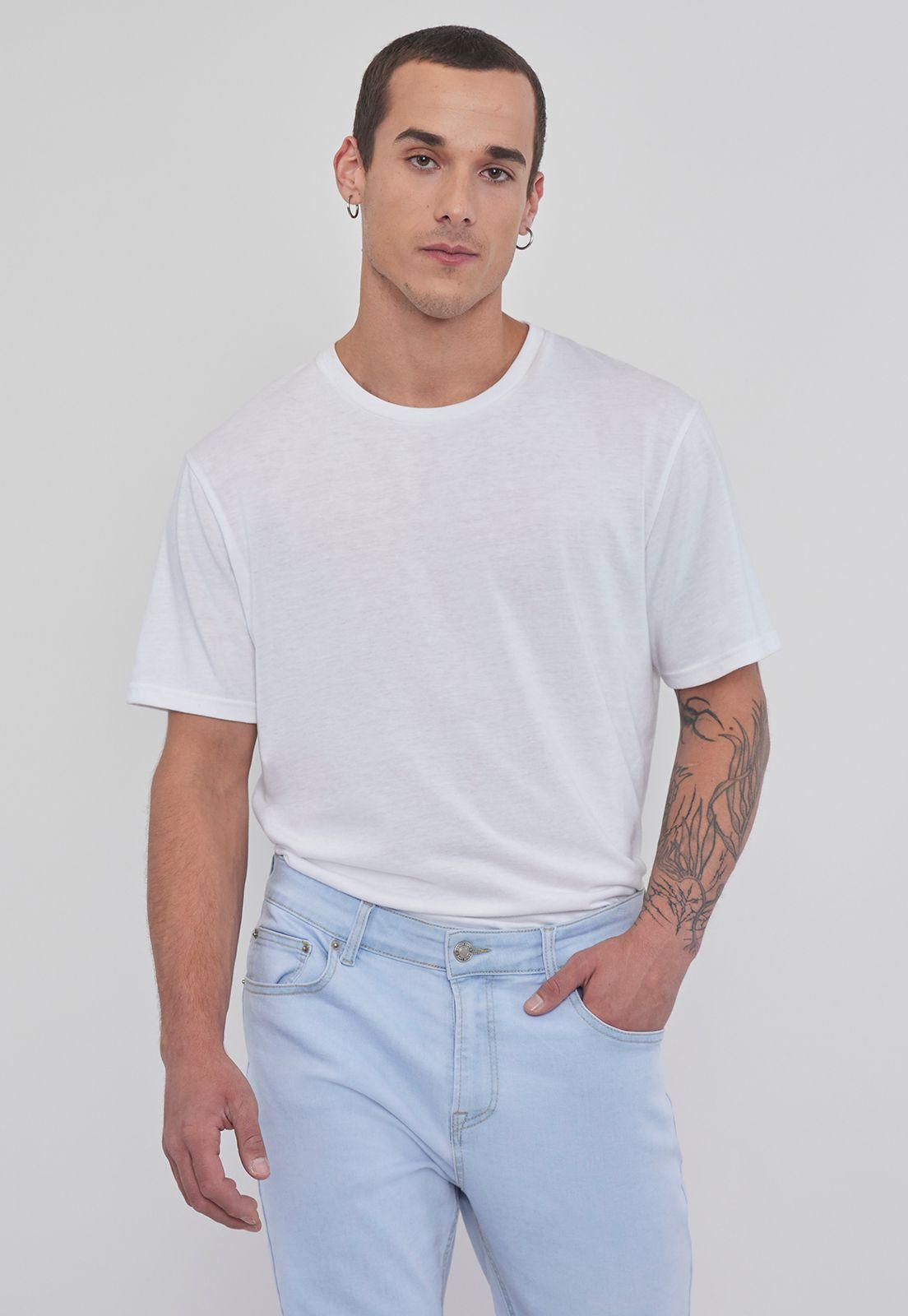 Jeans Hombre Skinny Fit Spandex Azul Claro Corona-2