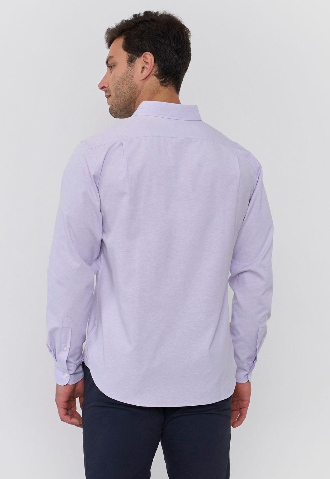 Camisa Hombre Oxford I Lila Corona-1