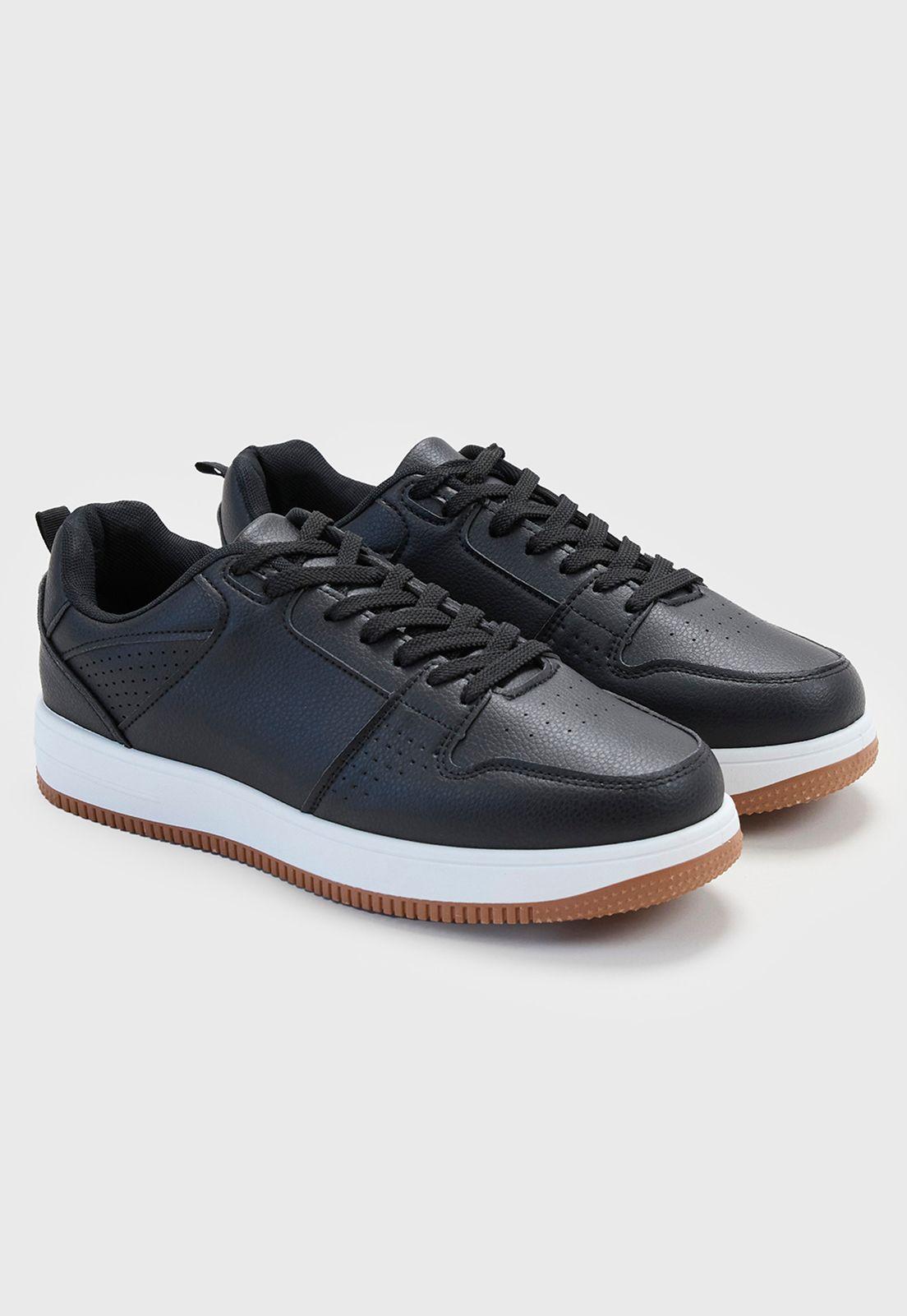 Zapatilla Hombre Urbana Contraste Negro Corona-0