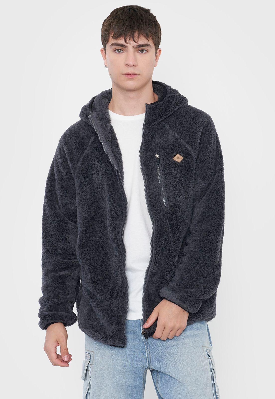 Peludo Hombre Liso Gris Corona-0
