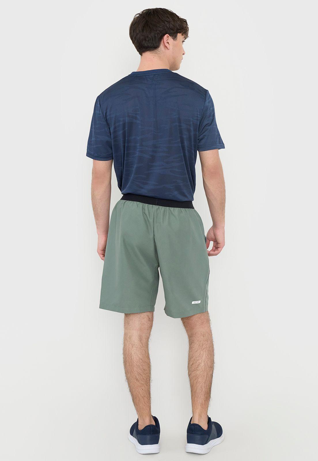 Short Calza Hombre Deportivo 2 Verde Corona-2