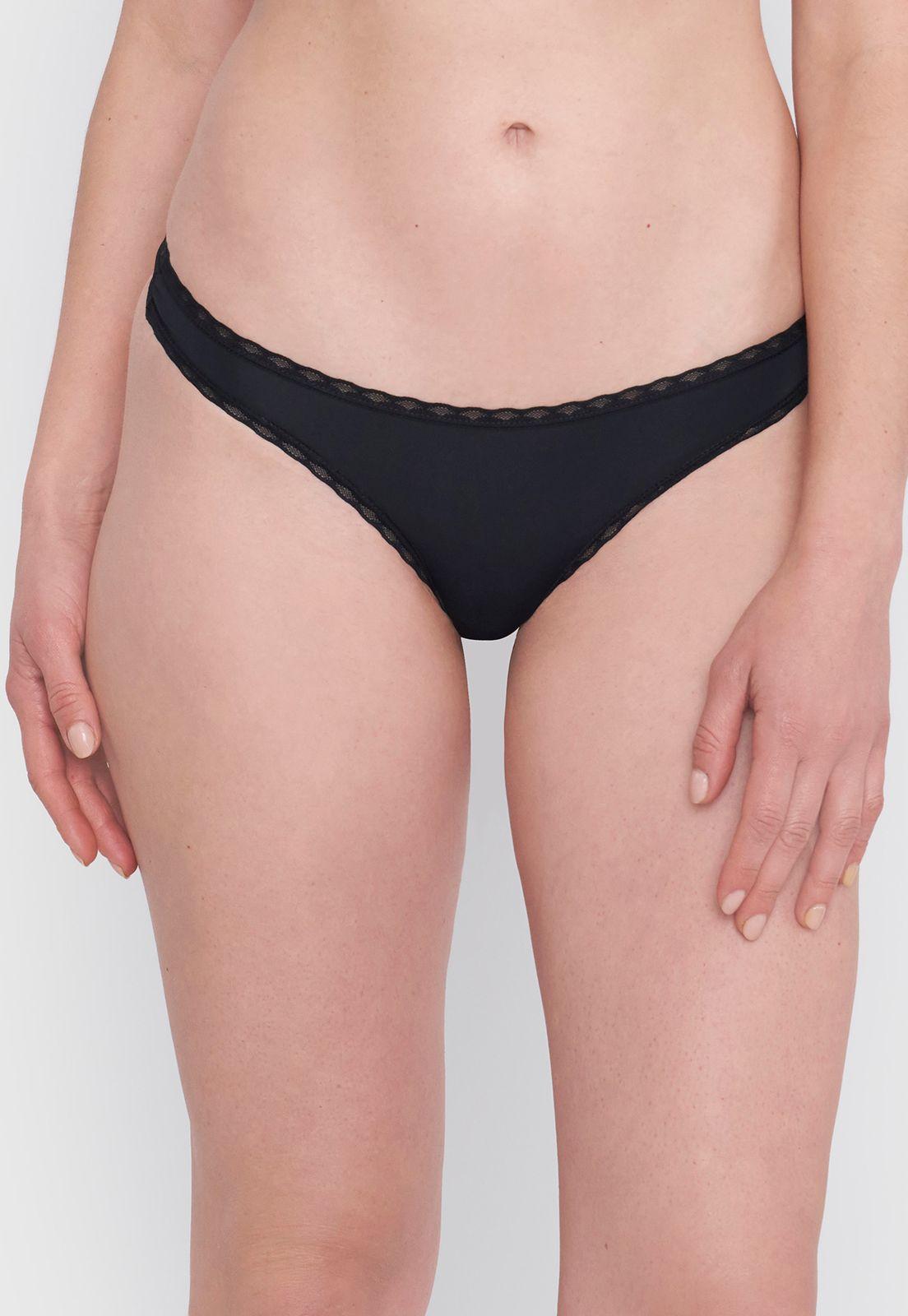 Calzón Mujer Negro Bikini Corona-1