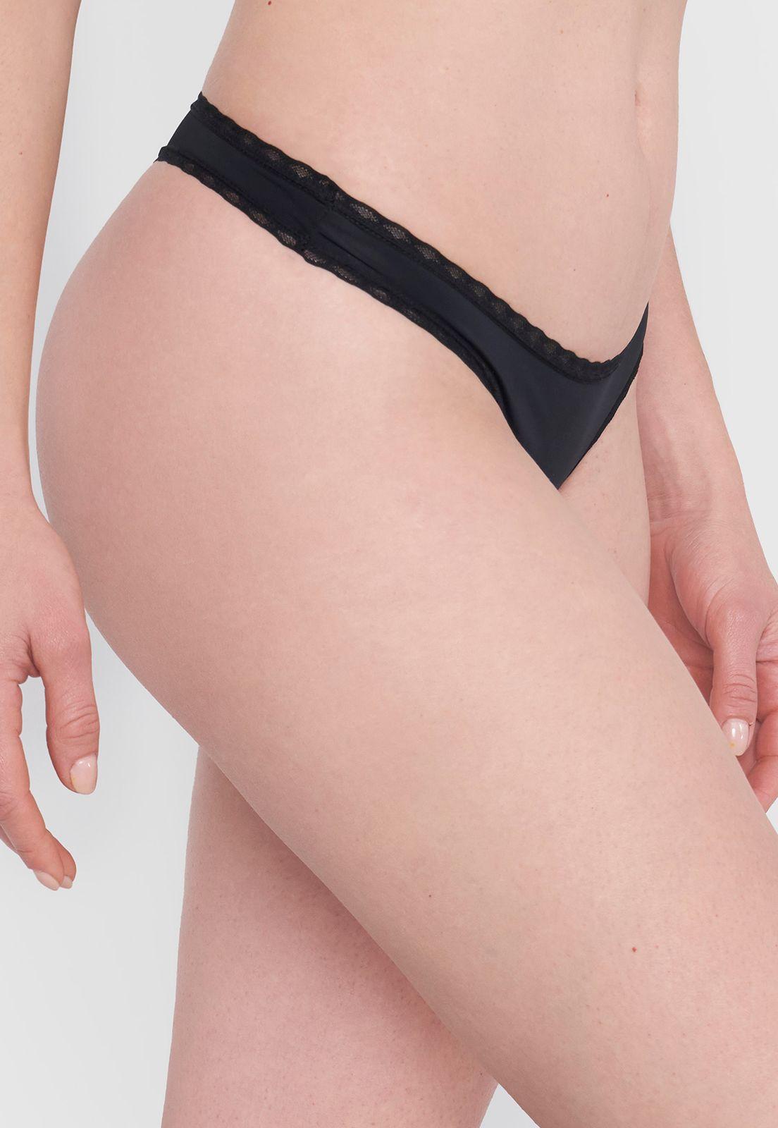Calzón Mujer Negro Bikini Corona-3
