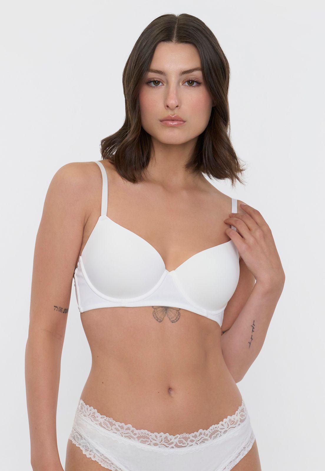 Sostén Mujer Base Microfibra Copa B Beige Corona-0