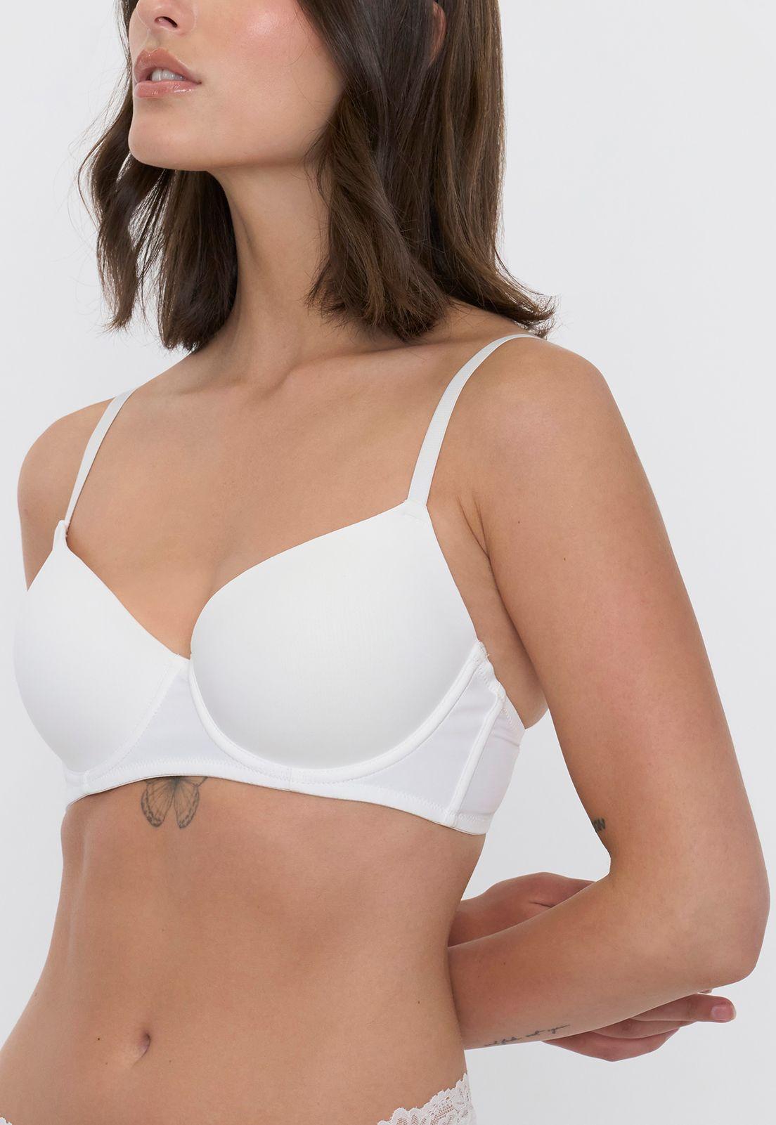 Sostén Mujer Base Microfibra Copa B Beige Corona-2